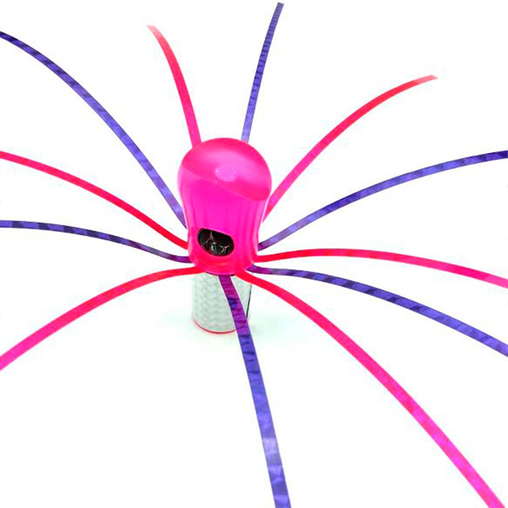 Premium Skipjack UV Killer Pink Ahi Ballyhoo Tuna Dredge Heads - Saltwater Trolling Fishing Lures for Offshore & Deep Sea Angling - Attracts Tuna, Marlin & Mahi-Mahi