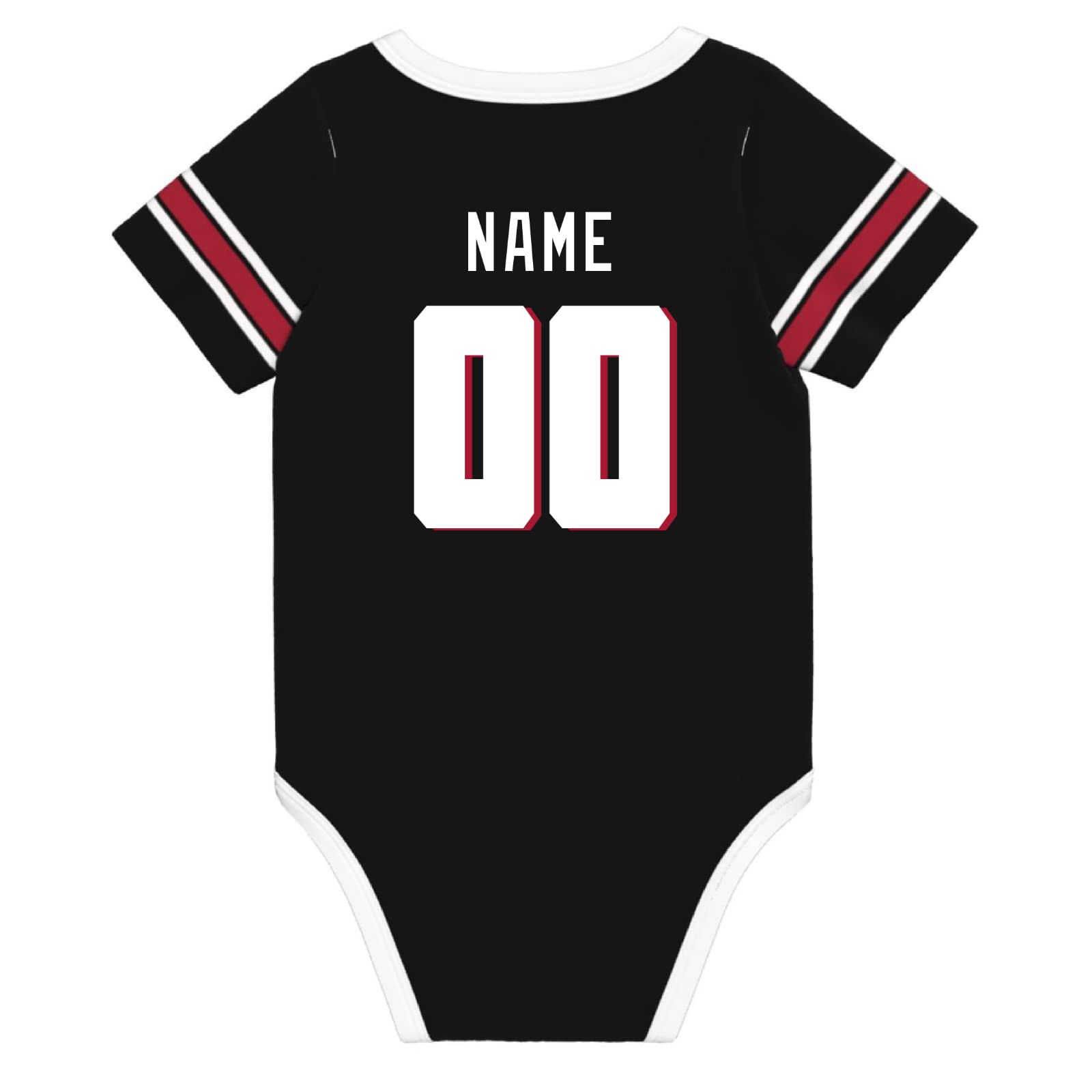 Custom Baby Clothes - 100% Cotton Personalized Baby Suit with Name & Number - Perfect for Newborn Gifts, Christening, Birthday Parties & Photo Shoots