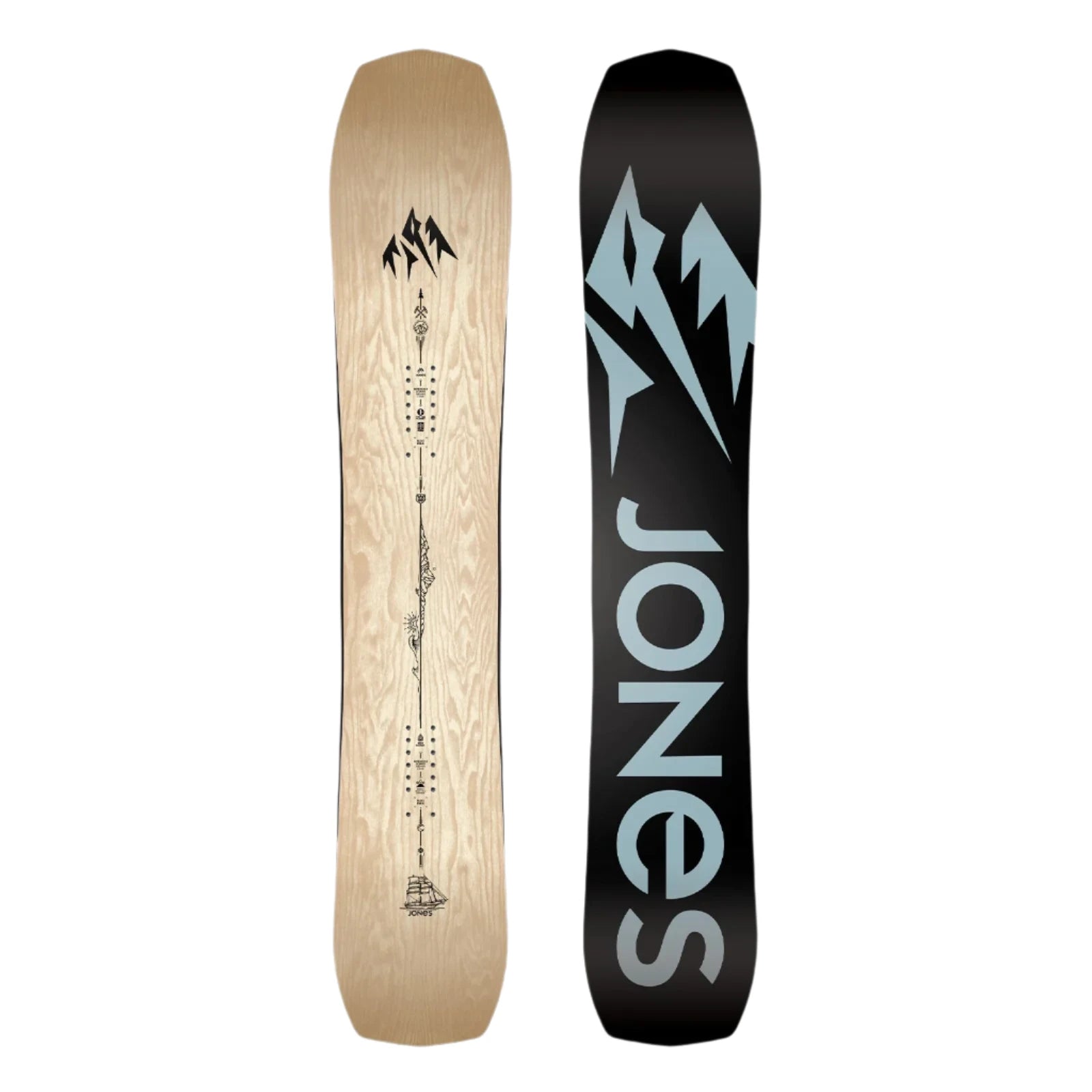 Jones Flagship Snowboard 2025 - Premium All-Mountain Snowboard for Men & Women | Best for Powder, Freeride & Carving | Perfect for Backcountry Adventures & Resort Riding