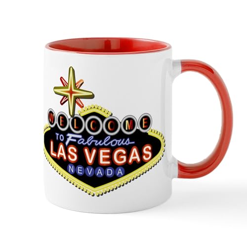 White/Red Inside - Fabulous Las Vegas Mug