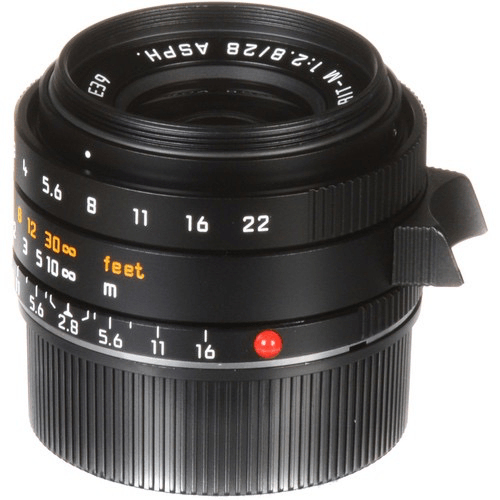 Leica Elmarit M 28mm f/2.8 ASPH Lens for Leica M Mount Cameras - High-Performance Wide-Angle Prime Lens for Street Photography & Travel