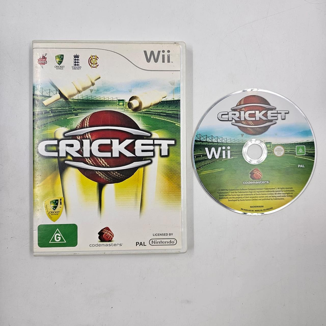 Nintendo Wii Cricket Game - PAL Version - Fun Sports Simulation for Family & Friends Game Nights