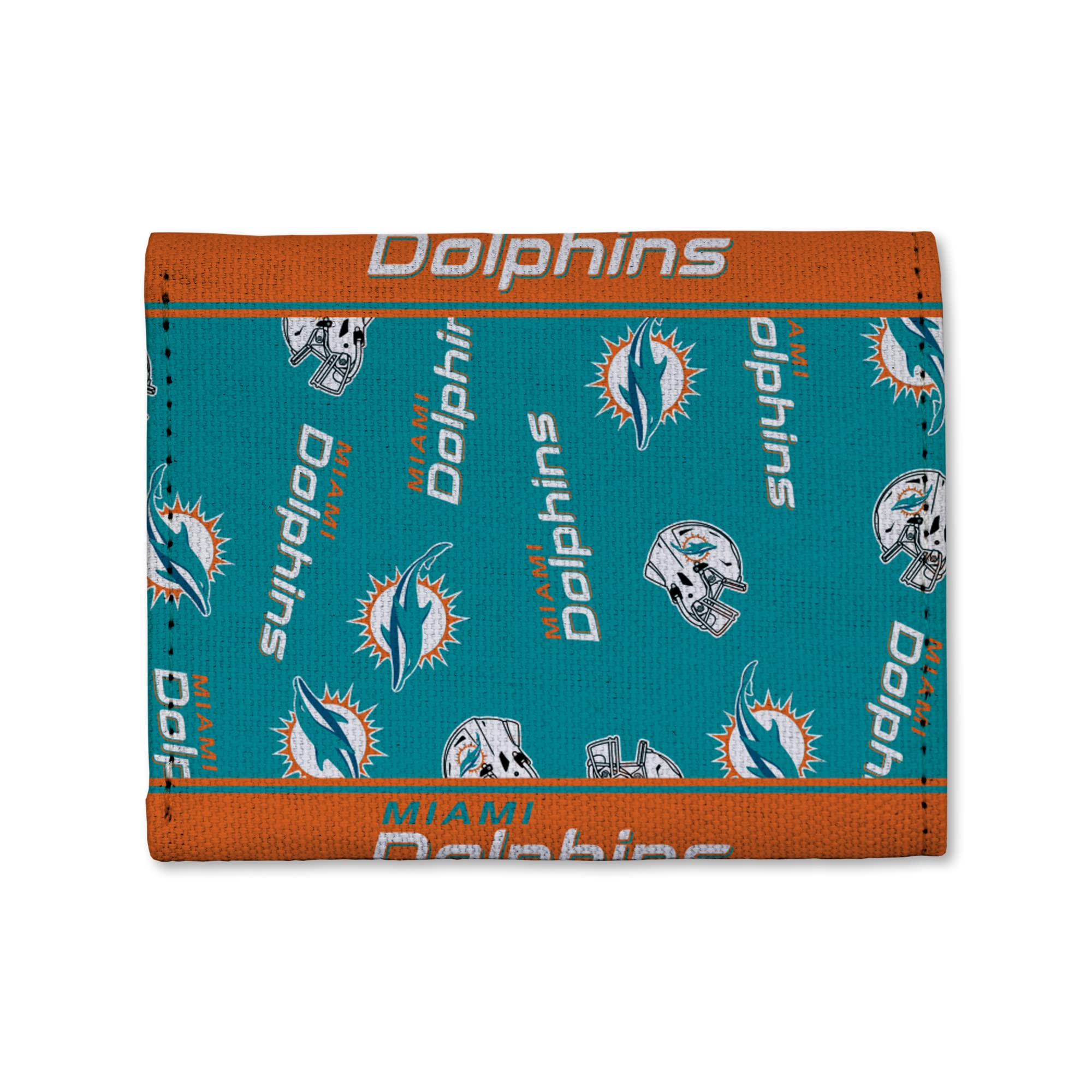 NFL Team Logo Canvas Trifold Wallet for Men - Durable & Stylish Sports Accessory - Perfect for Game Day, Travel, and Everyday Use