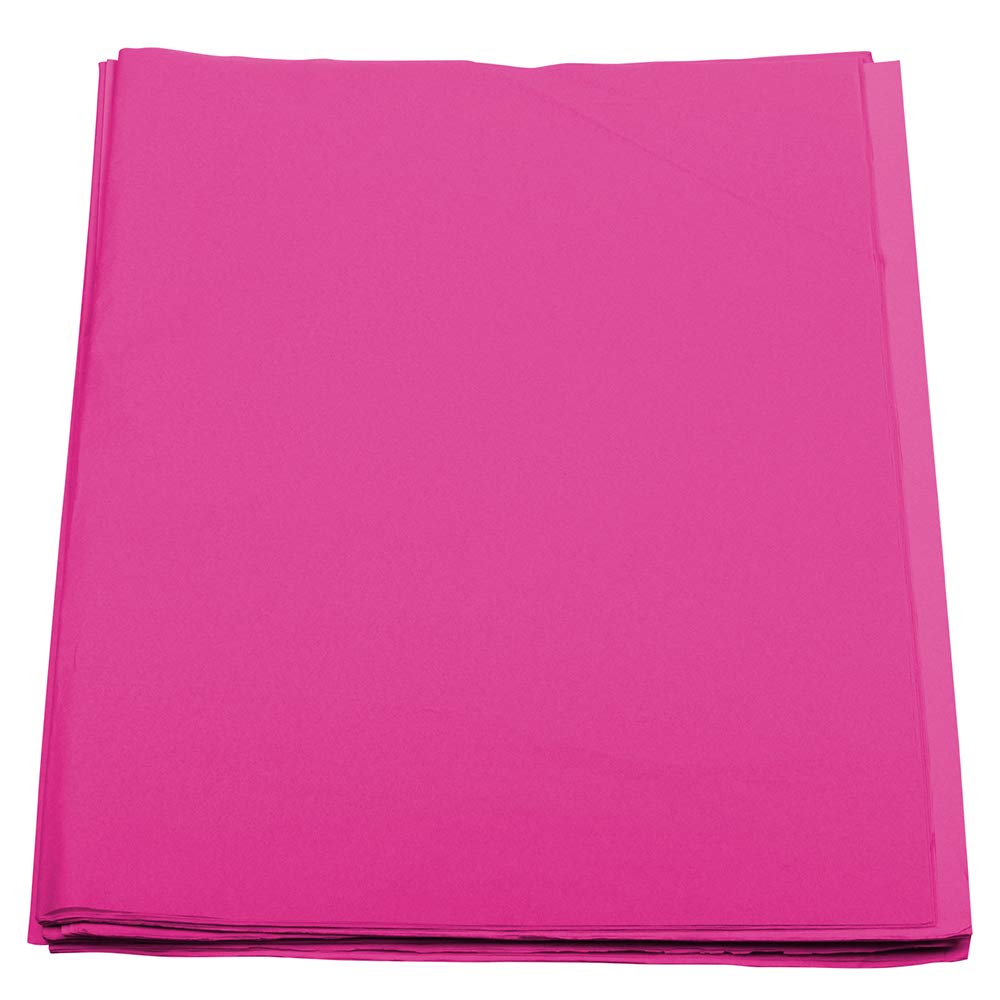 JAM PAPER Fuchsia Tissue Paper - 480 Sheets per Ream - Perfect for Gift Wrapping, Party Decorations, and DIY Crafts