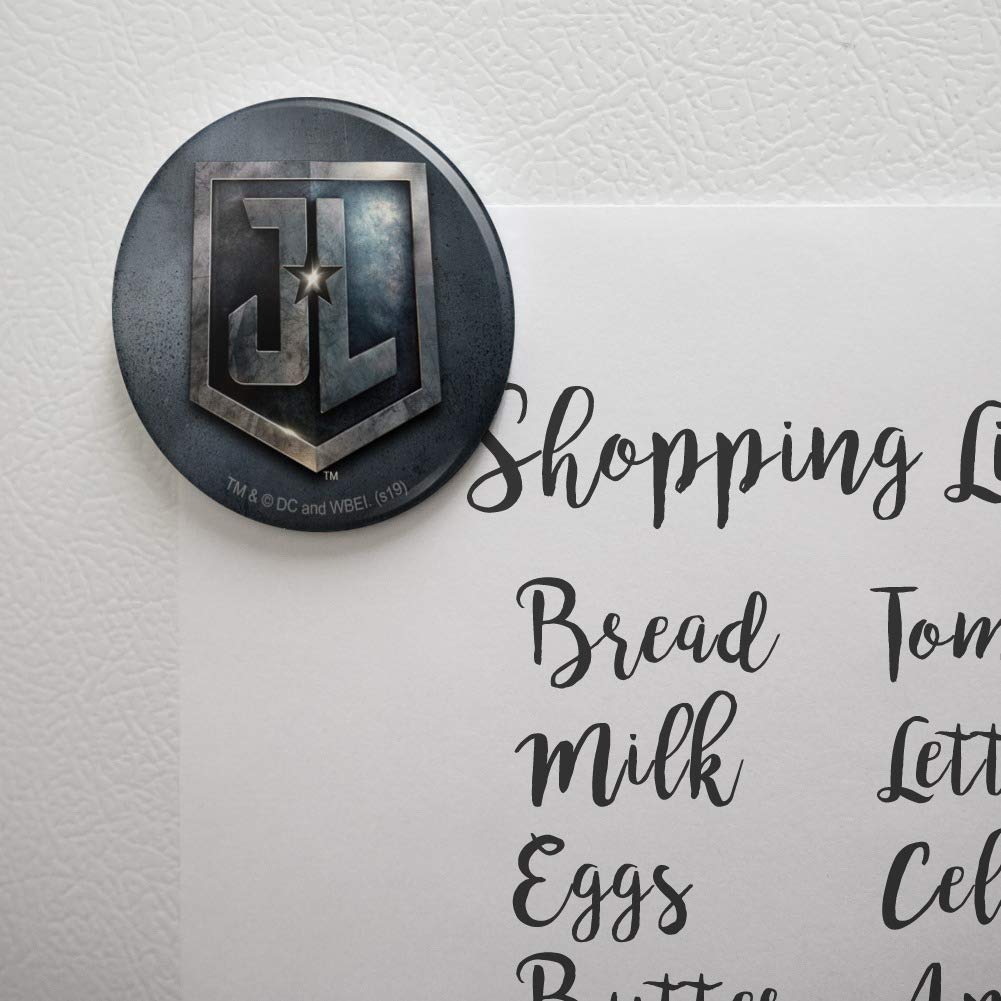 Justice League Movie Logo Kitchen Refrigerator Magnet - Superhero Fridge Decor for Home, Office & Dorm - Perfect for DC Comics Fans & Collectors