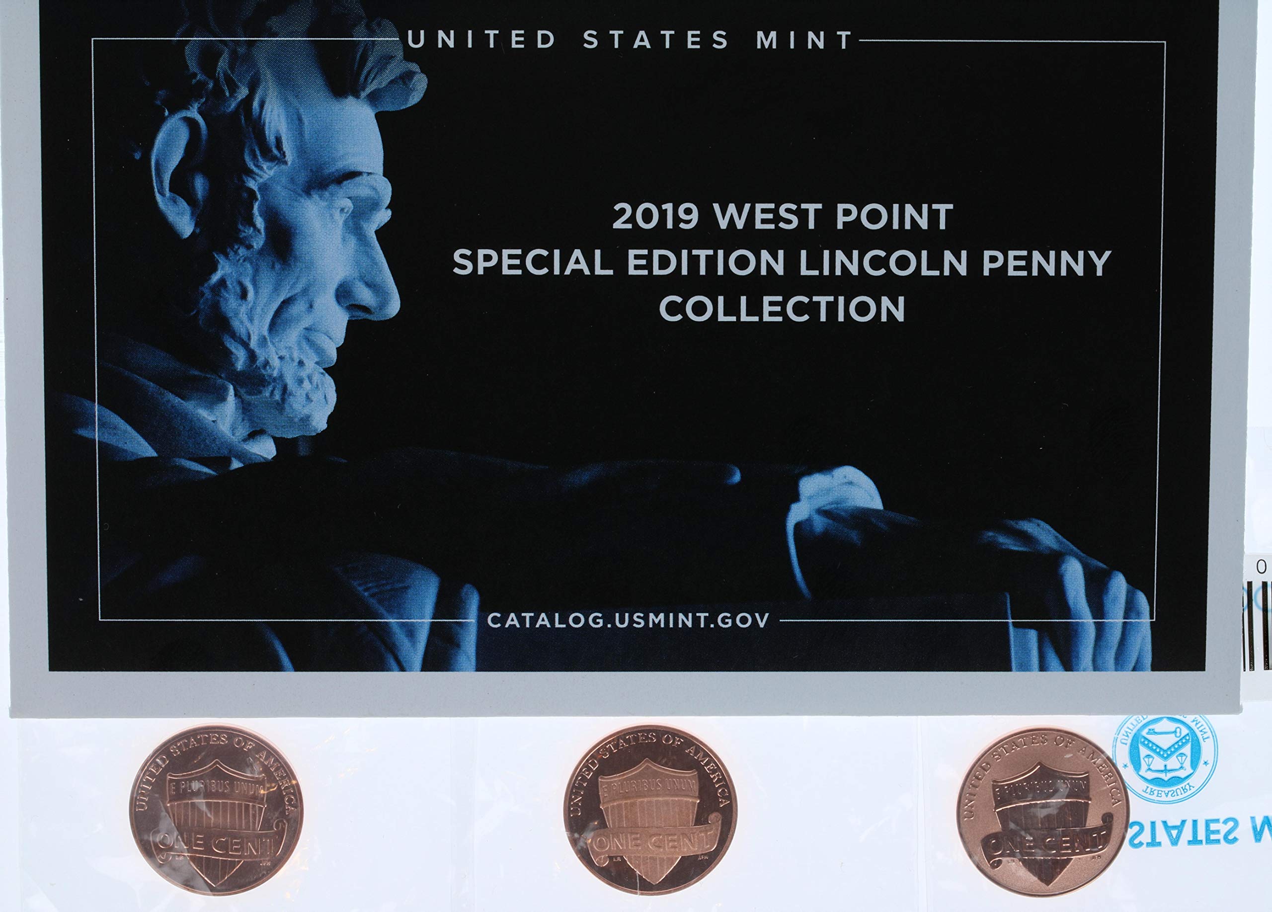 2019 W Lincoln Shield Cent Coin Set - 3 Coin Collection (Uncirculated Condition) | Perfect for Coin Collectors, Gift Ideas & American History Enthusiasts