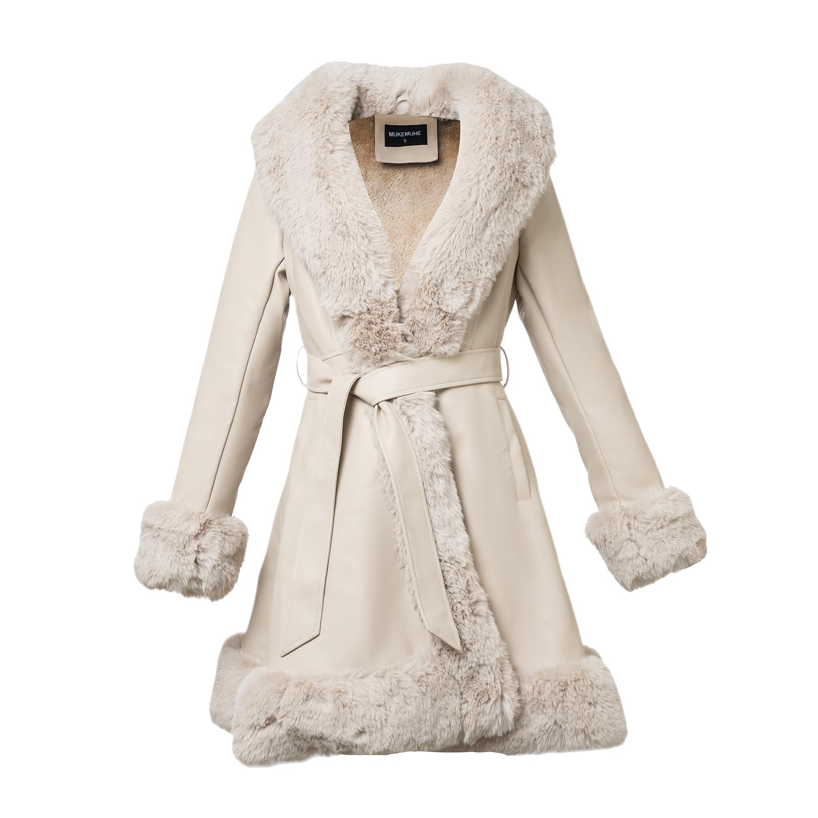 Women's Winter Faux Fur Coats & Faux Fur Leather Jackets - Warm Stylish Outerwear for Cold Weather, Parties and Date Nights