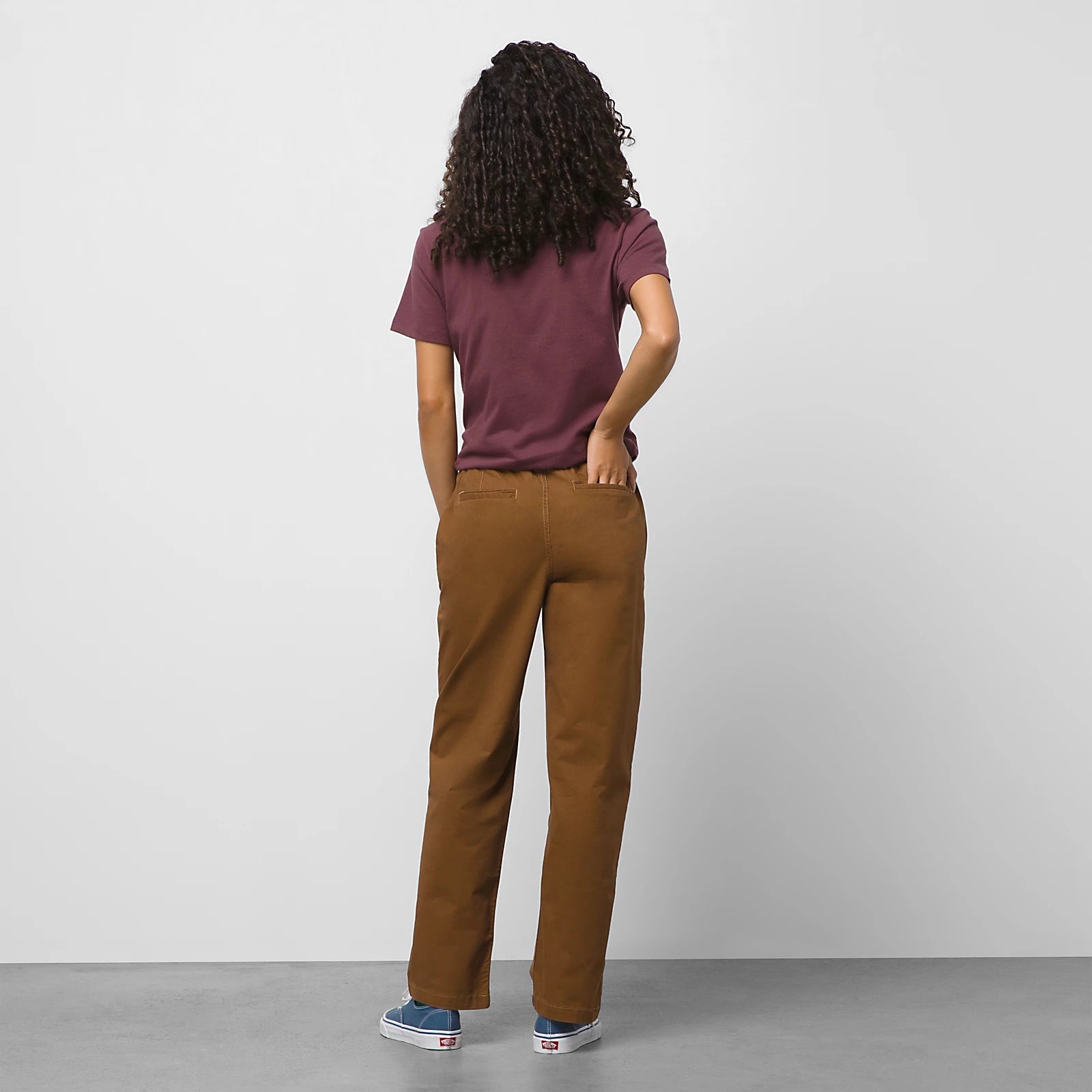 VANS Women's Range Relaxed Pant in Toasted Coconut - Comfortable Casual Pants for Everyday Wear, Yoga, and Lounge