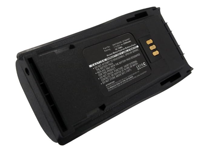 Synergy Digital 2-Way Radio Battery - 2500mAh Ni-MH Replacement for Motorola NNTN4851AC & MNN4254AR - Long-Lasting Power for Walkie Talkies - Perfect for Construction, Security, and Outdoor Adventures