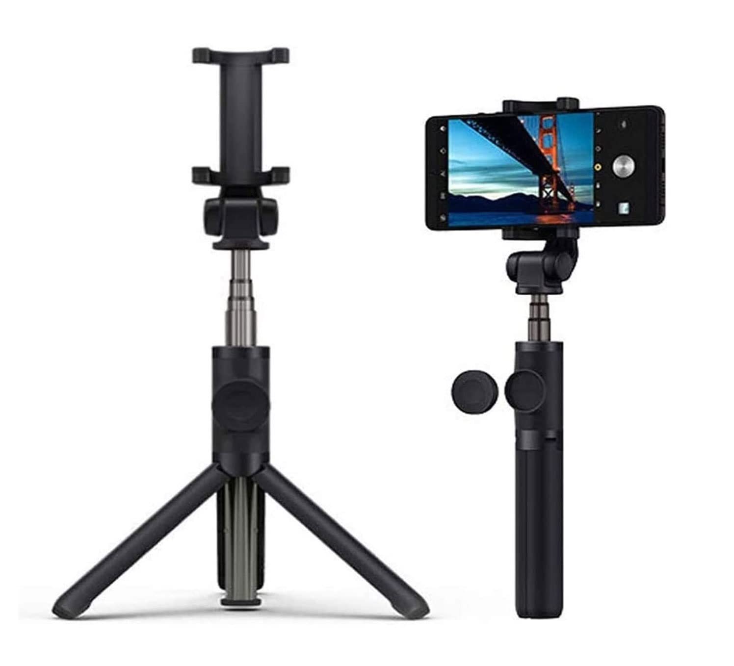 Best SMSOM Extendable Phone Tripod Stand with Wireless Remote - Lightweight Portable Selfie Stick Tripod for iPhone & Android - Perfect for Selfies, Video Recording, Vlogging, YouTube & Live Streaming