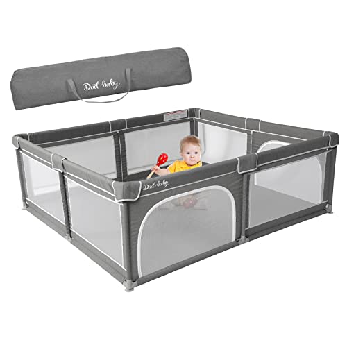 47” x 47” Baby Playpen for Toddlers & Infants - Safe Indoor Play Yard for Crawling & Learning - Perfect for Home, Nursery or Daycare