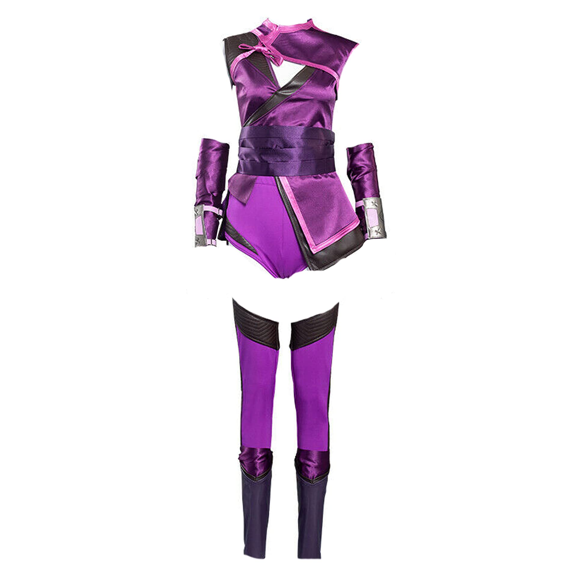 Women's Purple Fighter Cosplay Costume - Anime Uniform Suit for Adult Cosplay, Halloween & Comic Con