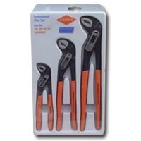 Knipex 3X88 3-Piece Alligator Pliers Set - Professional Electrical, Plumbing & DIY Tool Kit for Home Repair and Automotive Work