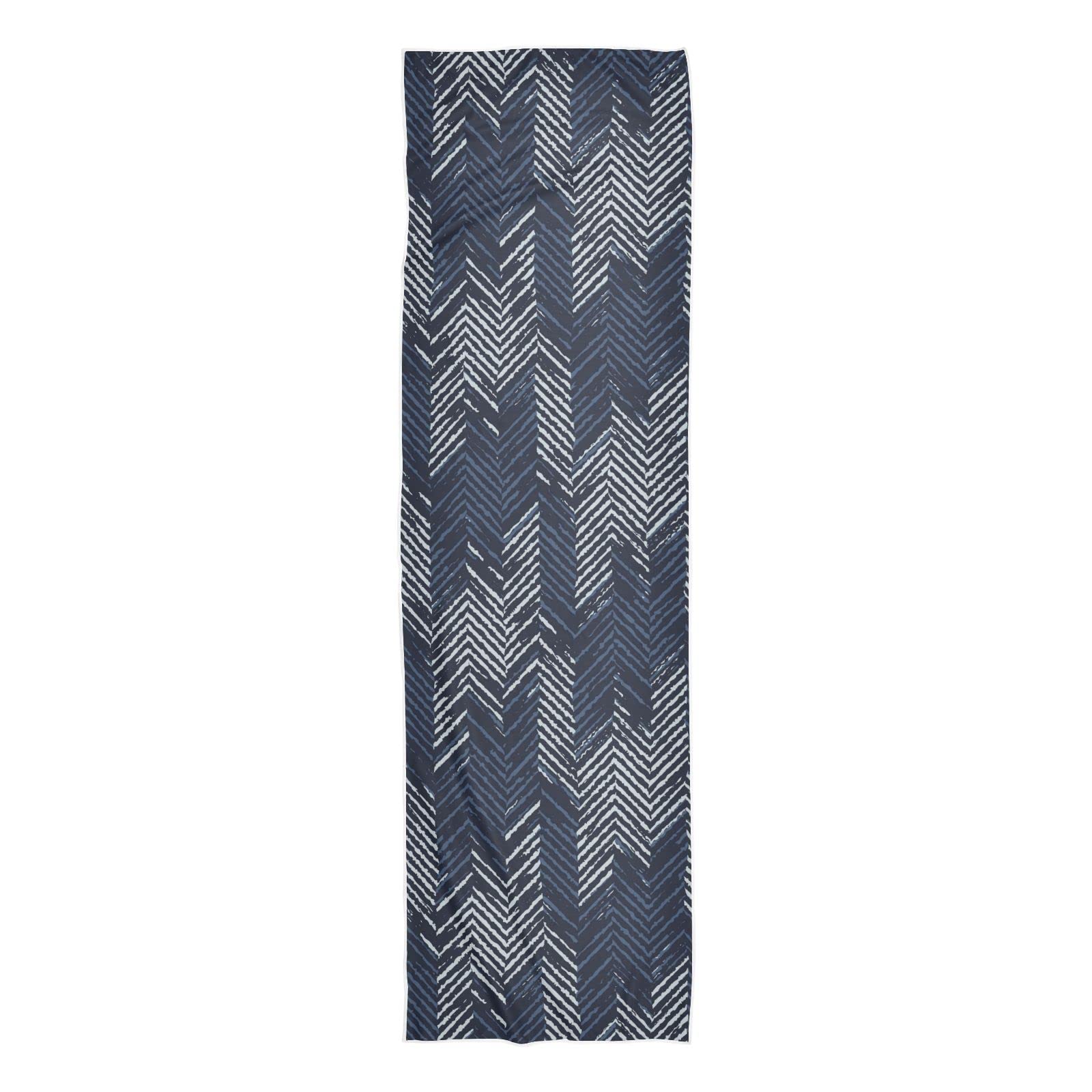 Cooling Sports Towels - Quick Dry Workout Towels for Sweat, Navy Blue Houndstooth Checked Gym Towel - Lightweight & Breathable for Running, Yoga, Fitness & Outdoor Activities