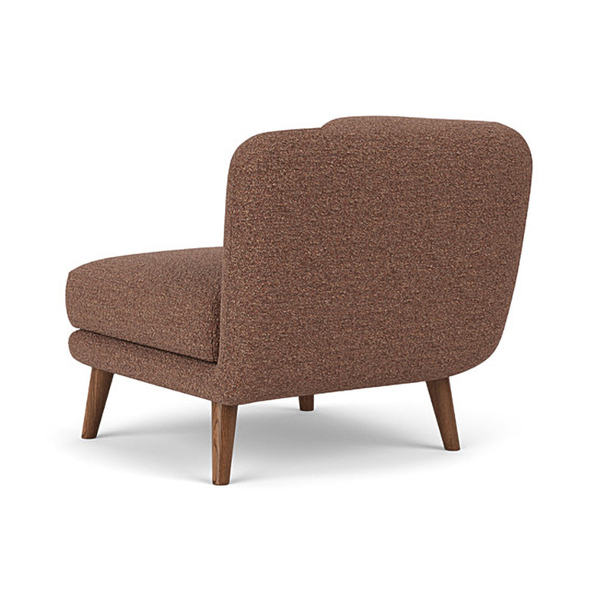 Alfred Boucle Right 1 Seater Modular Sofa - Modern Accent Chair for Living Room, Bedroom & Office - Compact Single Seater Couch with Removable Cushions
