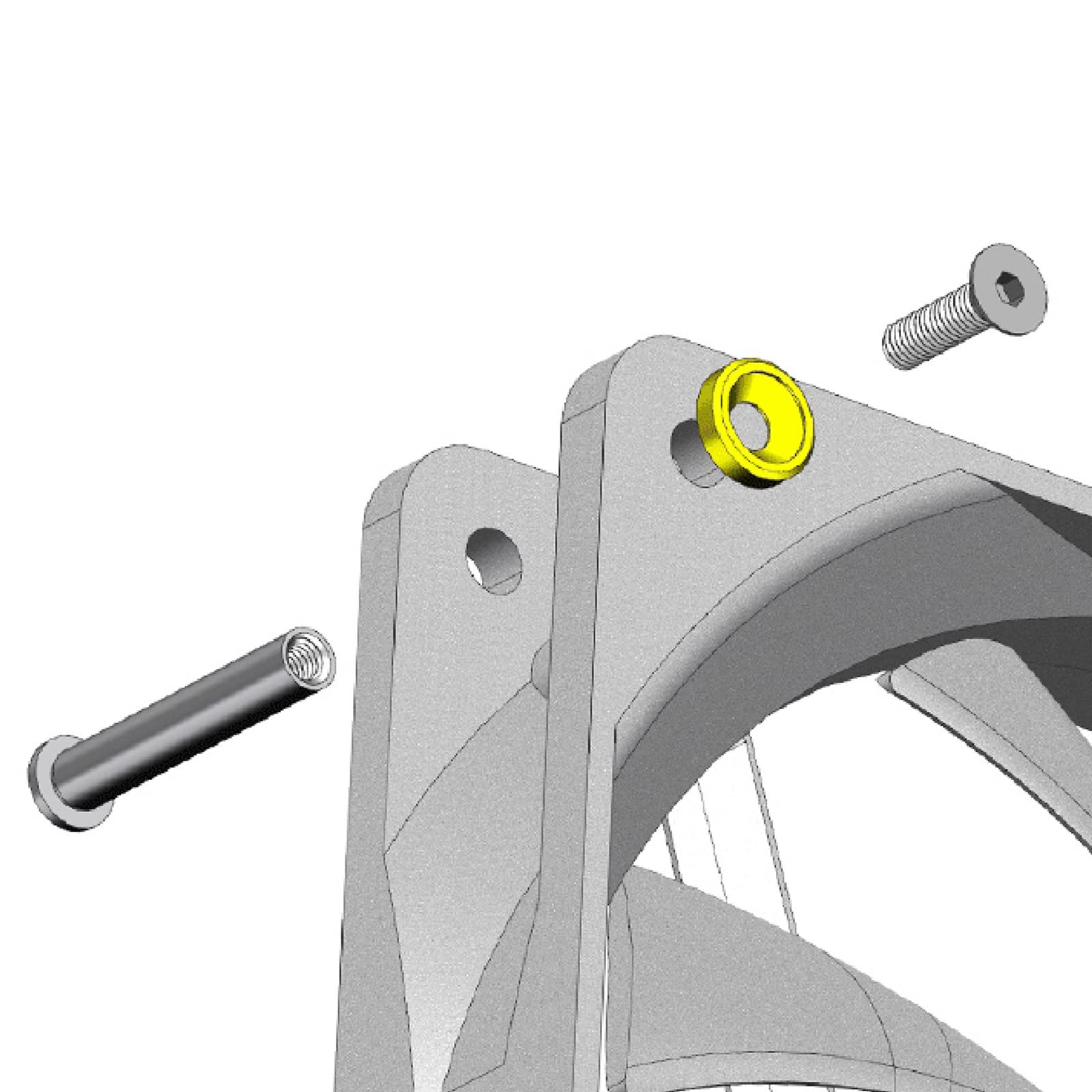Limtula and Screws for 25mm Thickness Computer Cooling Fan - PC Case Fan Mounting Screws Replacement Kit for CPU Cooler Installation (Ideal for Gaming PC, Workstation, and Server Cooling Systems)