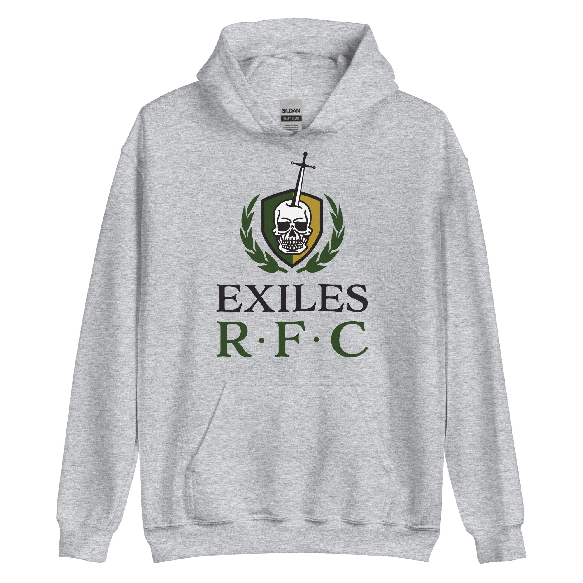 Exiles RFC Heavy Blend Hoodie - Premium Cotton Pullover for Men & Women - Cozy Winter Sweatshirt for Rugby Fans & Outdoor Activities