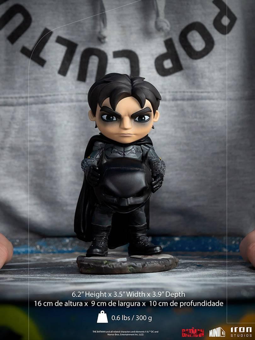 Iron Studios The Batman Unmasked MiniCo Figure - Premium Collectible Statue for DC Fans, Home Decor & Display