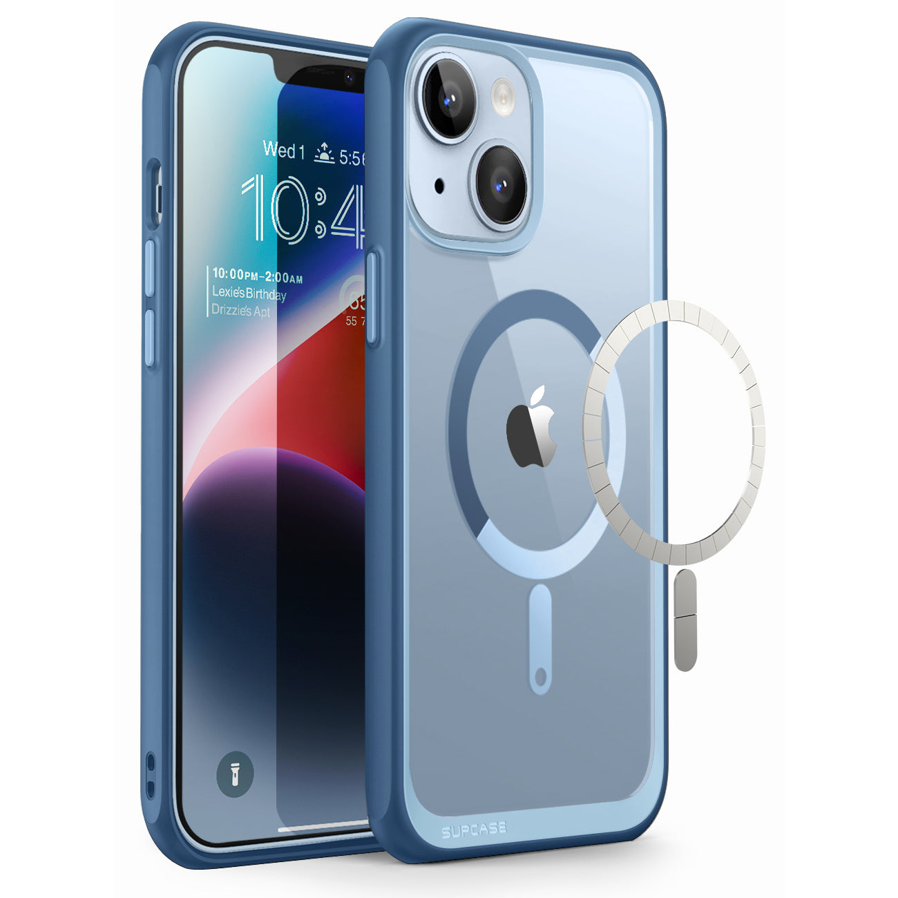 iPhone 14 Plus Case 6.7 Inch - Unicorn Beetle MAG Slim Clear Protective Cover with MagSafe Compatibility | Shockproof & Scratch Resistant | Perfect for Everyday Use, Travel & Outdoor Activities