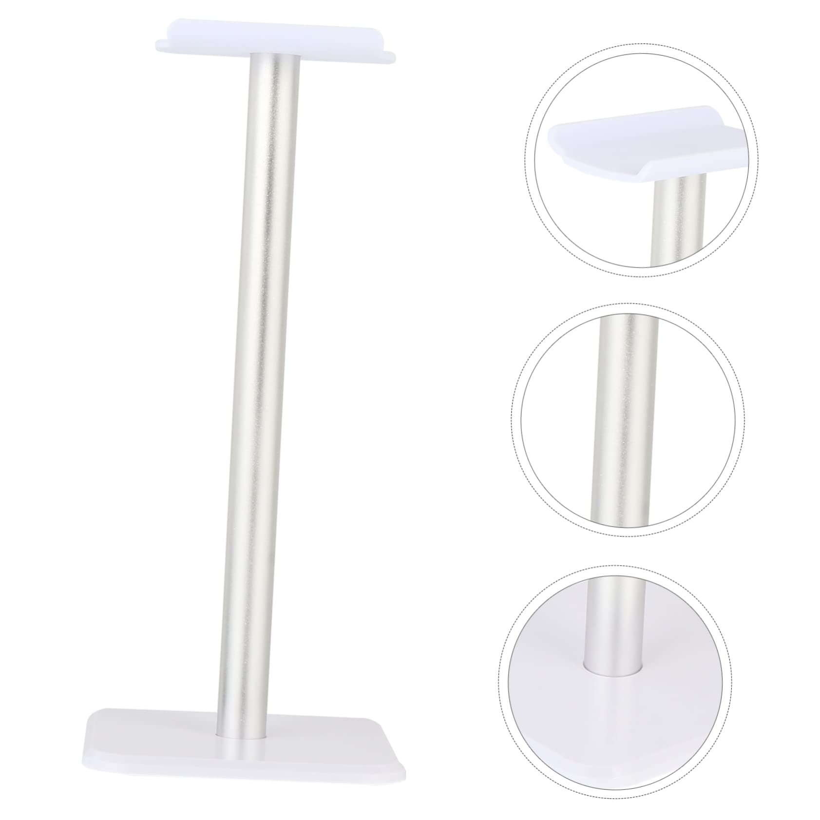 Homoyoyo Metal Headphone Stand Holder - Adjustable Tabletop Headset Rack for Desk, Office, Gaming Setup & Home Organization (1 Pack) - Perfect for Organizing Headphones, Headsets & Accessories on Workstation or Gaming Desk