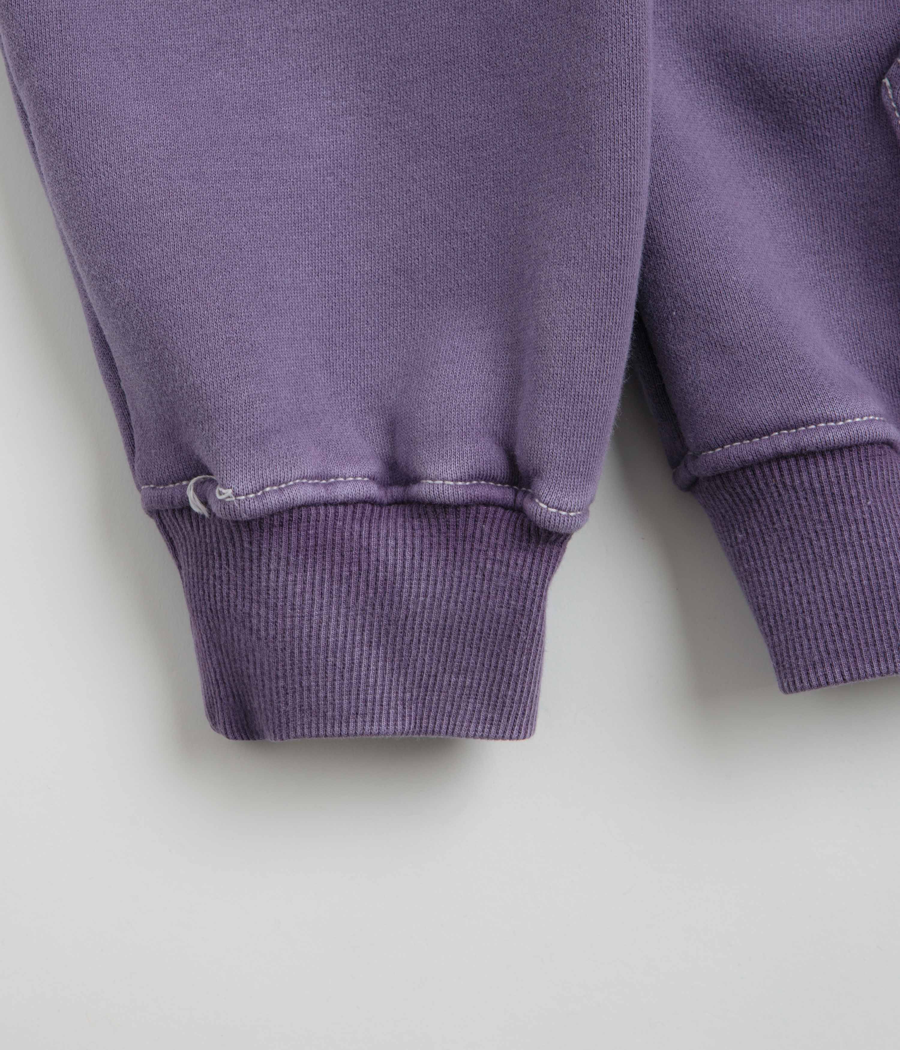 Butter Goods Breakdown Zip Thru Hoodie - Washed Purple | Men's Streetwear Pullover for Urban Fashion & Casual Wear | Perfect for Daily Outfits, Gym, and Outdoor Activities