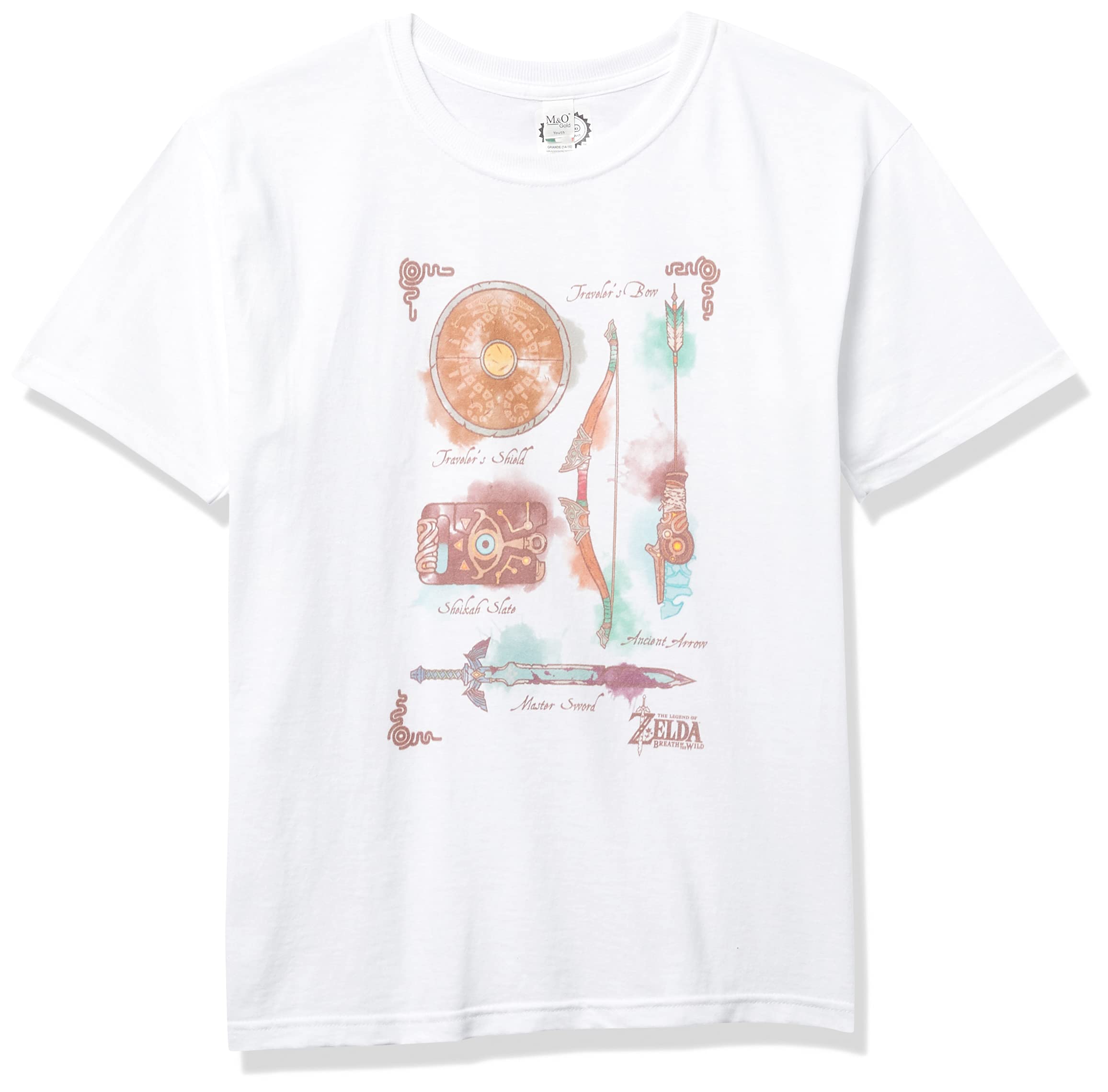 Nintendo Inventory Boy's Solid Crew Neck T-Shirt - Fun Gaming Graphic Tee for Kids & Teens - Perfect for Casual Wear, Gaming Events & School Outfits