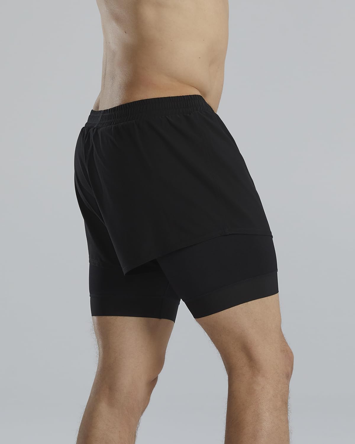 TYR Men’s Swim Trunks with Compression Liner - Quick Dry Lap Swimming Shorts for Pool, Beach & Water Sports | Comfortable Training & Competition Swimwear