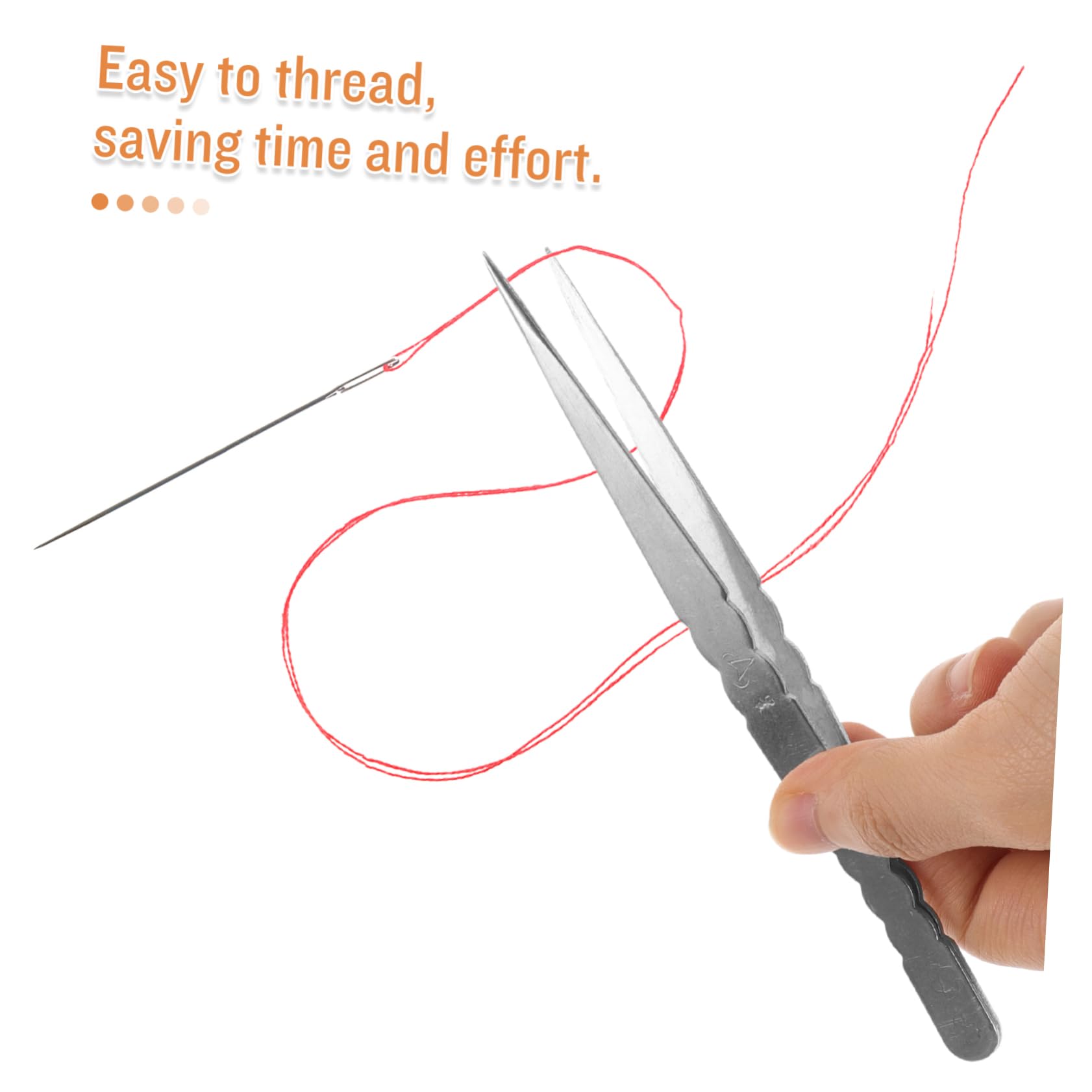 Angoily 2-Piece Stainless Steel Tweezers Set - Multi-Functional Clip Tweezers for Crafting, Nail Art, Eyelash Extensions - Straight & Curved Tips - Perfect for DIY Projects, Beauty Salons, and Professional Makeup Artists