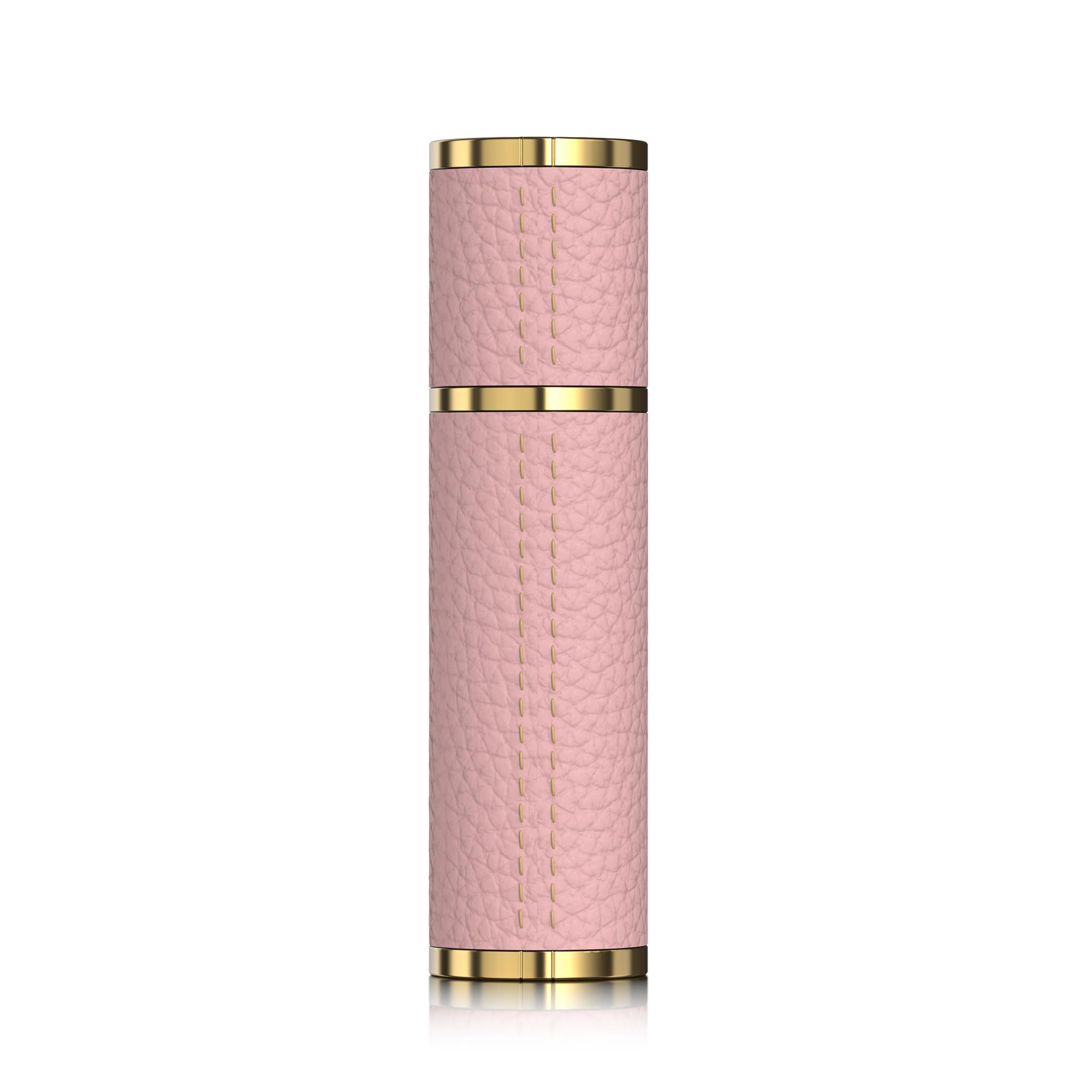 Refillable Travel Perfume Bottle - 5ml Portable Perfume Atomizer & Cologne Sprayer - Mini Empty Fragrance Spray Bottle for Women & Men (Pink) - Perfect for Airplane Carry-on, Gym Bag & Purse Essentials