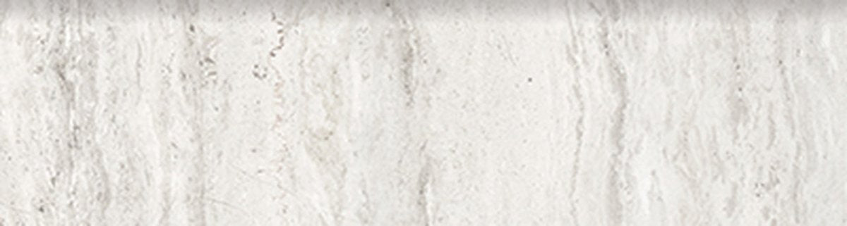 3 X 12 Inch Ivory Matte Glazed Porcelain Bullnose Tile - Premium Wall & Floor Trim for Bathroom, Kitchen Backsplash, and Fireplace Surround