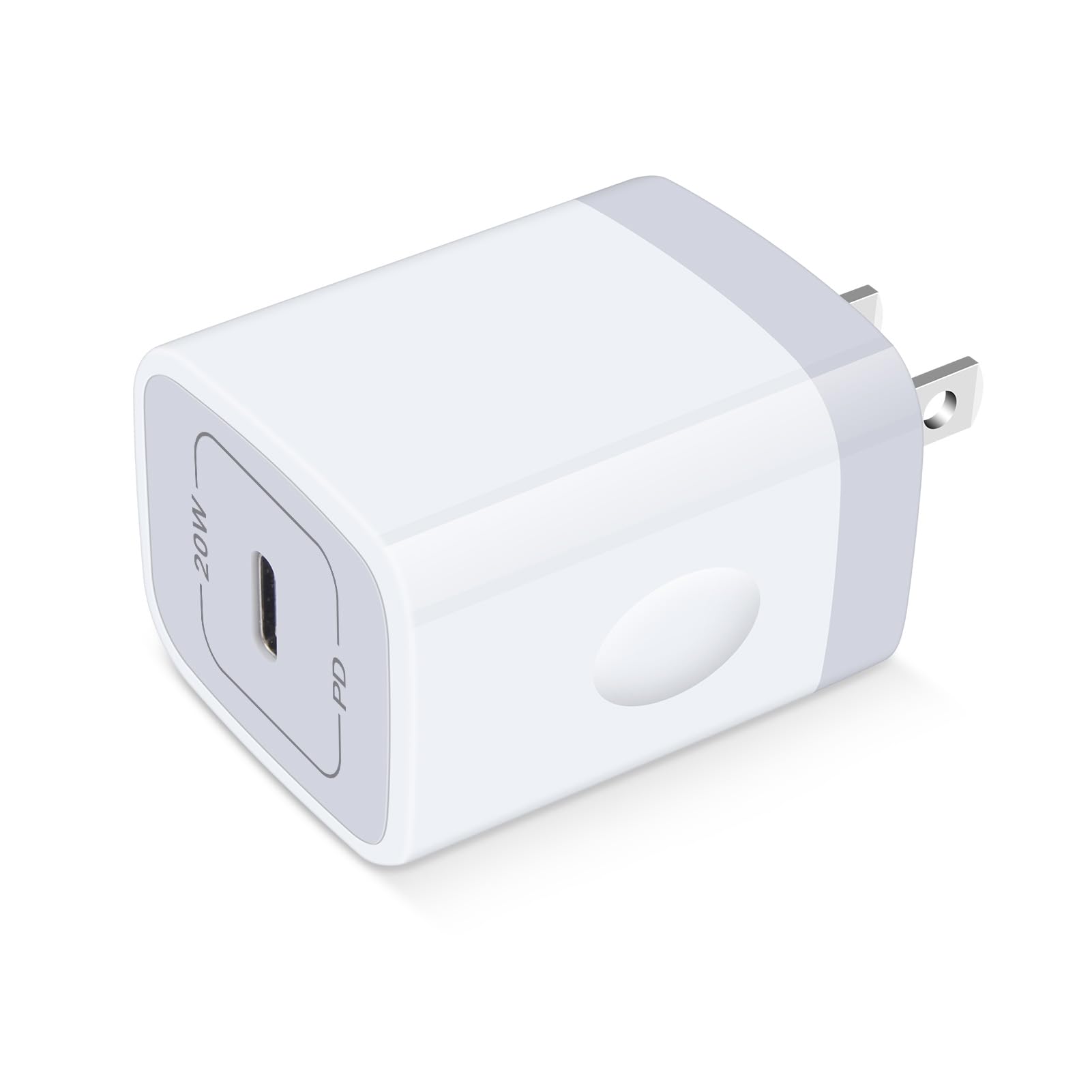 Samsung Fast Charger 20W USB C Wall Charger Block for Galaxy A16 A15 5G/A14/A54/S24/S21FE/A13/A53/A03S/A23/A24/Z Fold6/S23/S22, iPhone 16/15 Pro Max/14/13/X, Pixel 9Pro/8a/7 - Quick Charge Power Adapter Plug for Home, Office & Travel