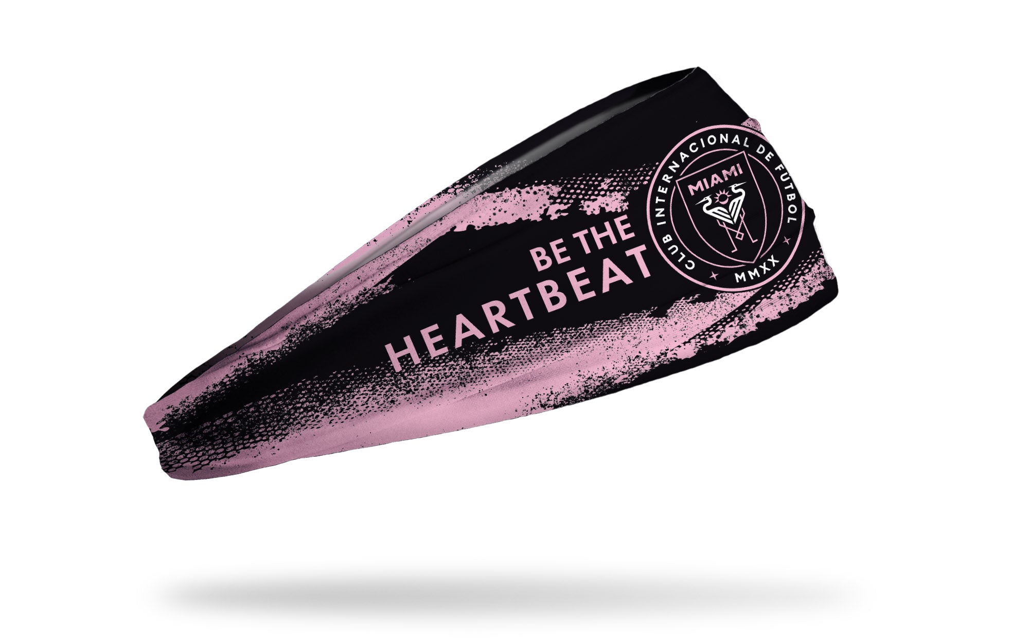 Inter Miami CF Rally Cry Big Bang Lite Headband - Moisture Wicking Sports Headband for Soccer, Running & Workouts - Stay Cool & Dry During Intense Training