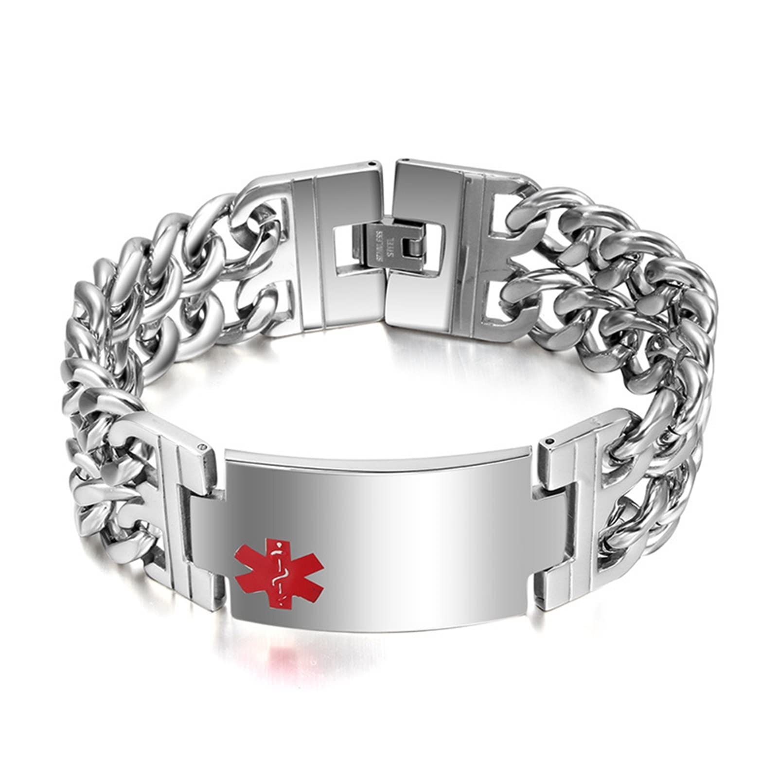 Hoisy Stainless Steel Minimalist Bracelet for Men - Durable & Stylish Jewelry for Casual, Office, and Formal Wear