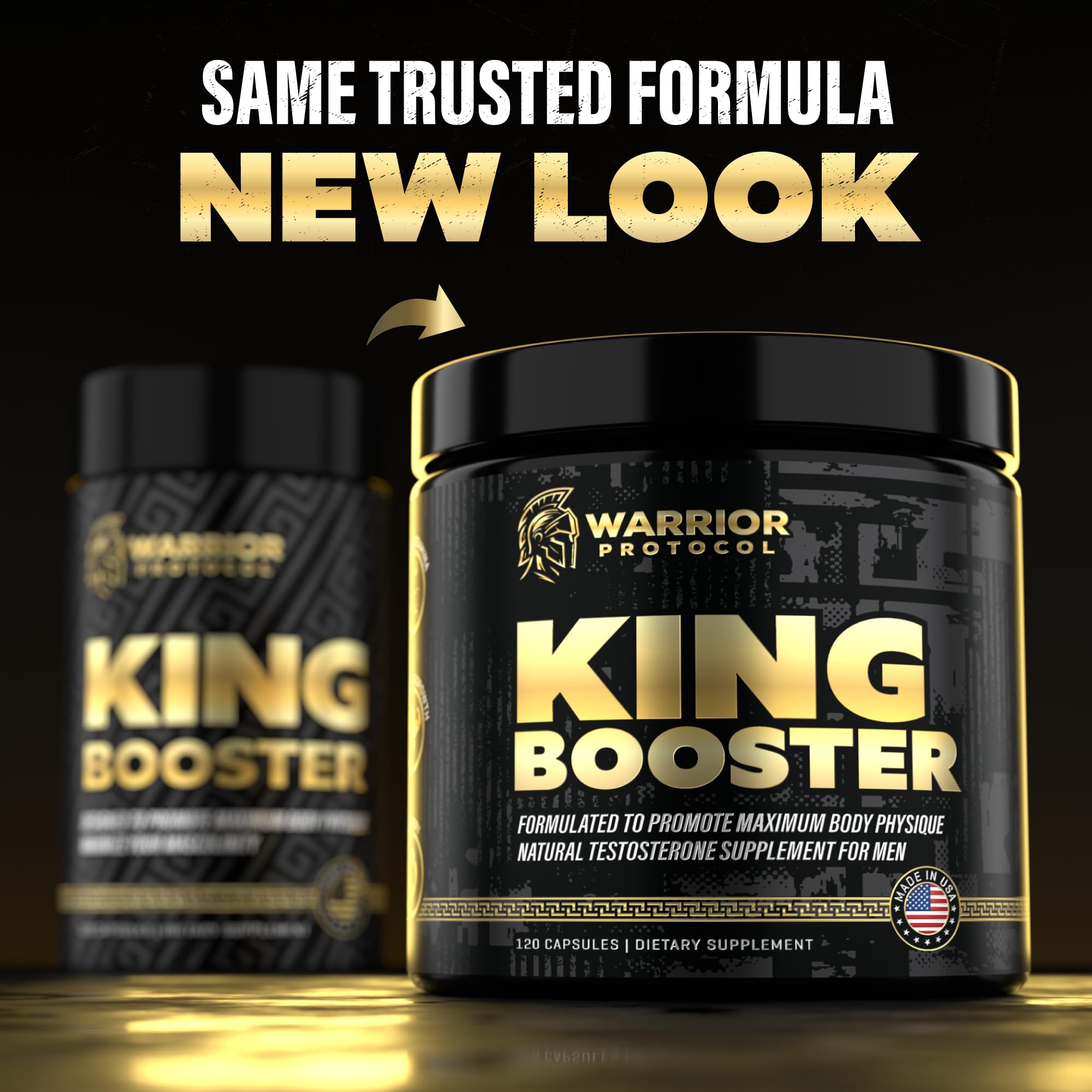Best Testosterone Booster for Men - Natural Muscle Growth & Stamina Supplement with Turkesterone, Tongkat Ali & Fadogia Agrestis | Enhance Energy, Vitality & Recovery | Ideal for Gym, Workout & Active Lifestyle