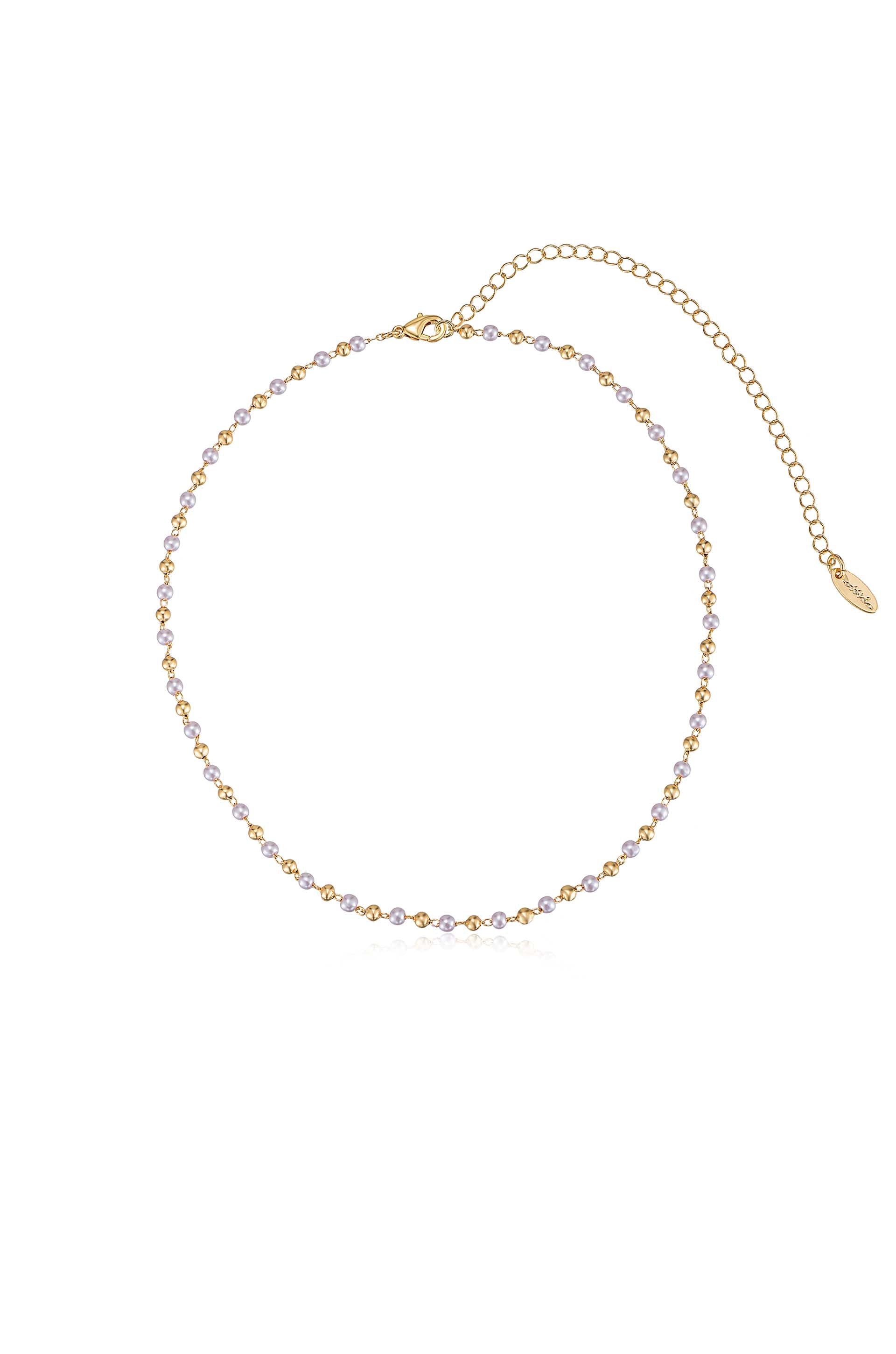 Sparkling Crystal & Ball Chain Necklace Set for Women - Elegant Layered Jewelry Gift for Party, Wedding & Everyday Wear
