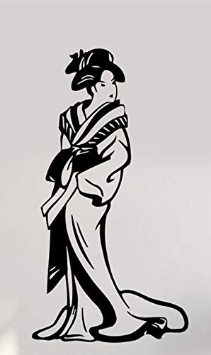 Japanese Geisha Kimono Rubber Stamp Set - Oriental Business Logo, Wedding & Invitation Stamps for Save the Date Cards - Perfect for DIY Crafts, Scrapbooking & Stationery Design
