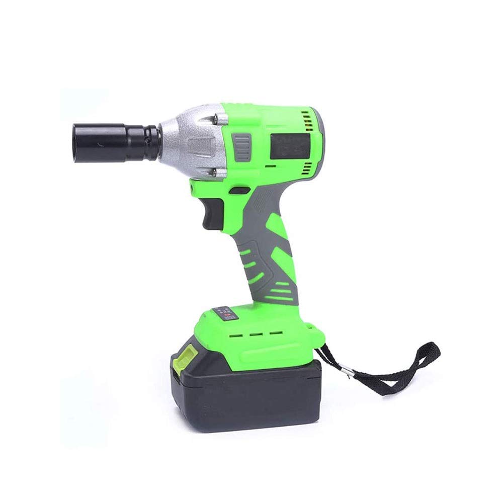 20V Brushless Cordless Impact Wrench with 13800mAh Lithium Battery - High Torque Electric Power Tool for Automotive Repair & DIY Projects | Professional Socket Wrench for Mechanics & Home Improvement
