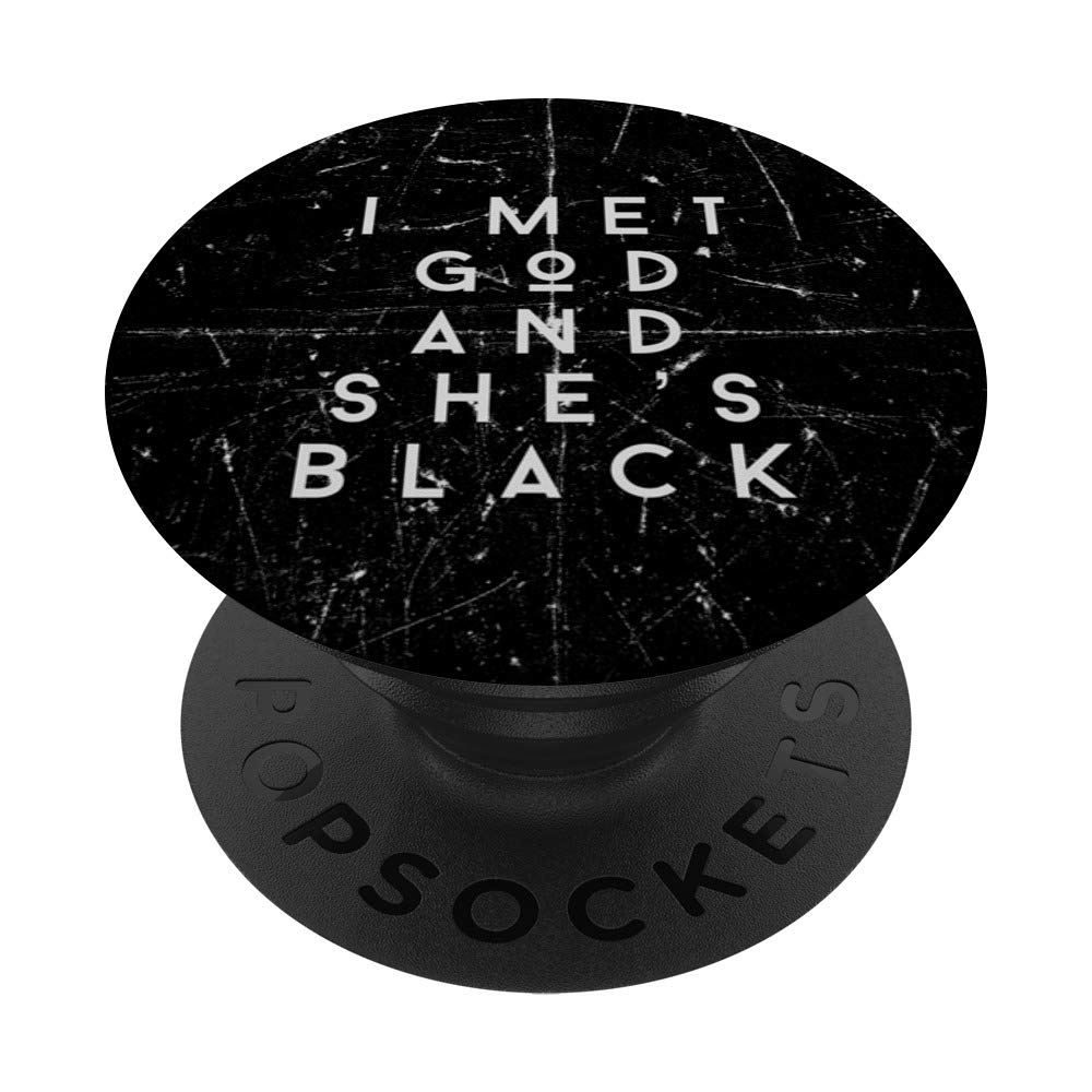 Black Woman Empowerment PopSockets Grip & Stand for Phones & Tablets - Perfect for Daily Use, Travel & Phone Protection