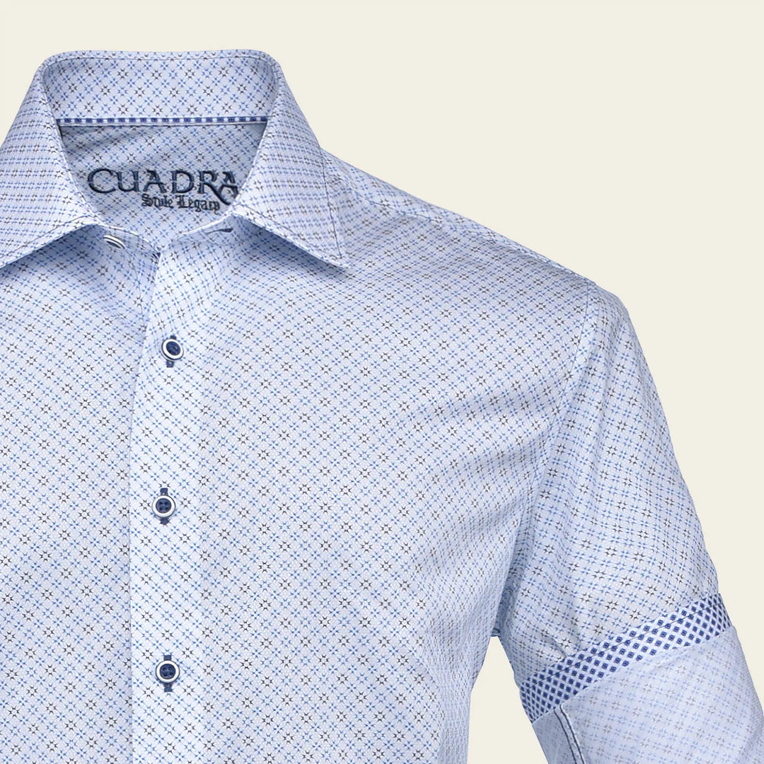 CMW856R Men's Navy Blue Casual Cotton Shirt - Stylish & Comfortable for Everyday Wear, Office, and Outdoor Activities