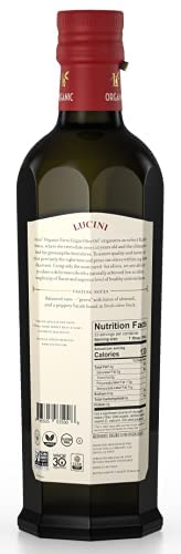 Lucini Organic Extra Virgin Olive Oil, Premium Select Cold Pressed, 500 mL (Pack of 6) - Perfect for Cooking, Salad Dressings & Gourmet Recipes
