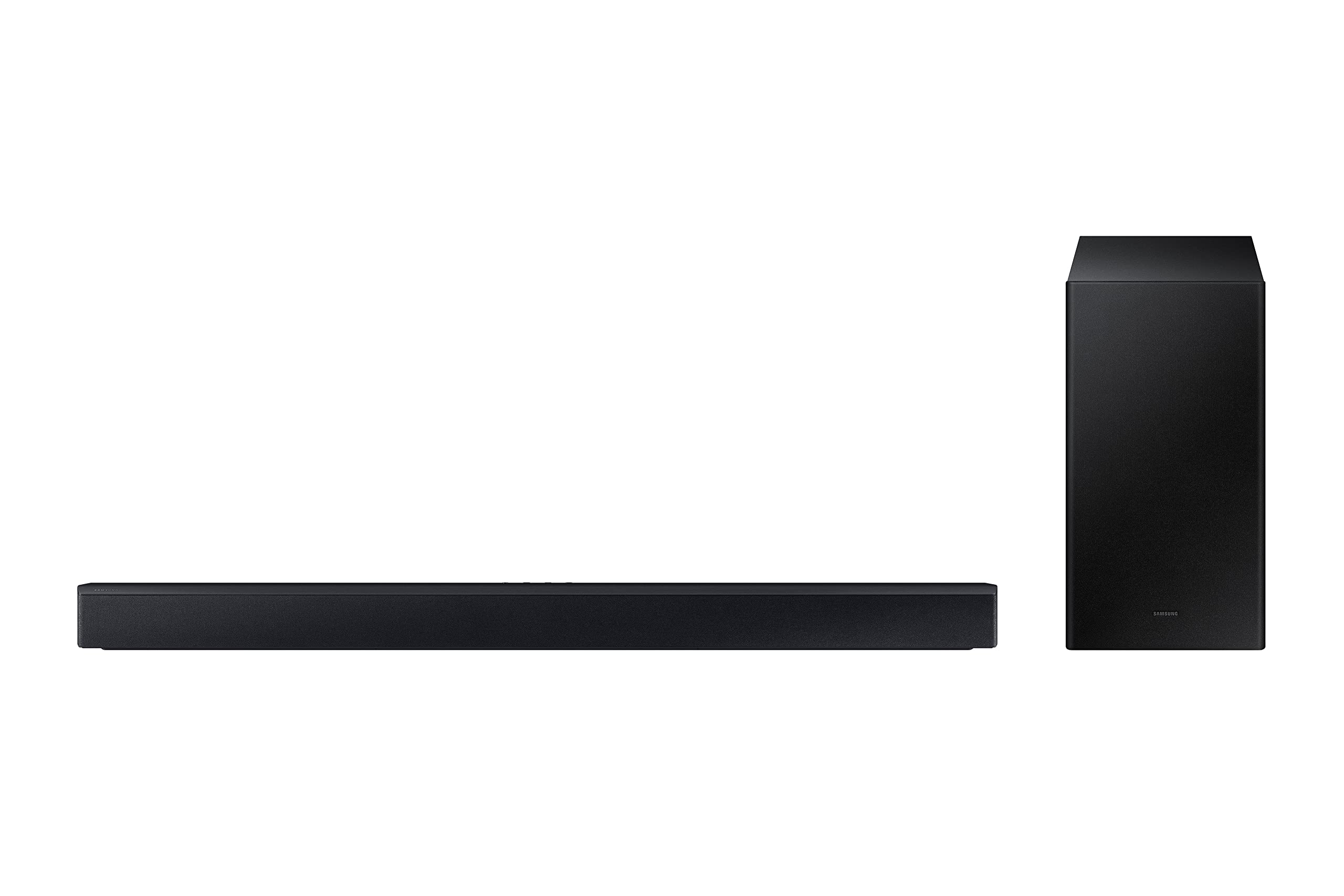 Samsung HW-C450/ZC 2.1ch Soundbar with DTS Virtual X - Wireless Bluetooth Sound Bar with Built-in Subwoofer, Bass Boost, Adaptive Sound Lite & Game Mode for Home Theater, TV, Movies & Gaming (2023 Newest Model)