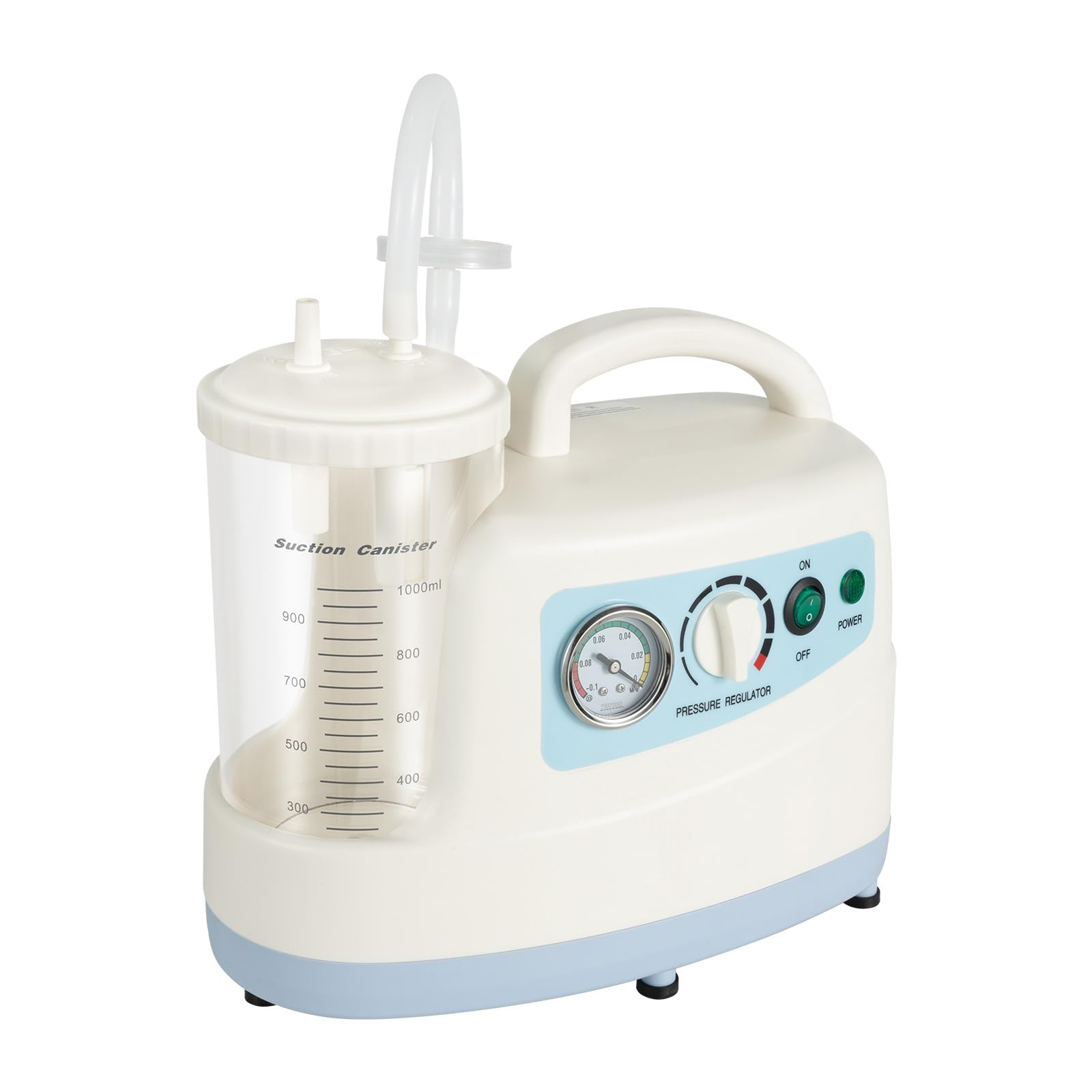 110V 1000ML Portable Electric Veterinary Aspirator Suction Machine - CHB-20A Quiet Vacuum Pump for Home Pet Care, Small Animal Surgery & Emergency First Aid