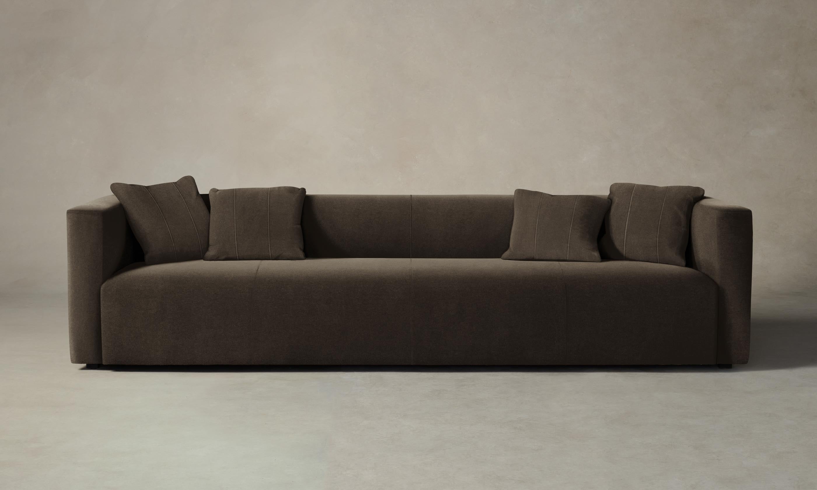 Luxury Mohair Mink Breuer Sofa - Mid-Century Modern Designer Couch for Living Room, Lounge & Office - Premium Comfort & Style