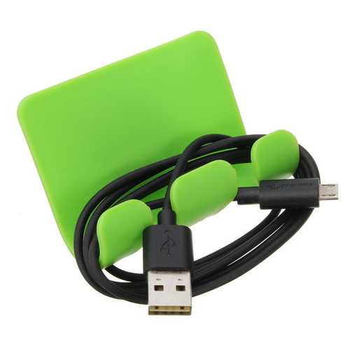 Boomray CC 758 Adhesive Cable Organizer - Multifunctional Desktop Cable Management Clip (Green) - Perfect for Home Office, Computer Desk & TV Wire Organization
