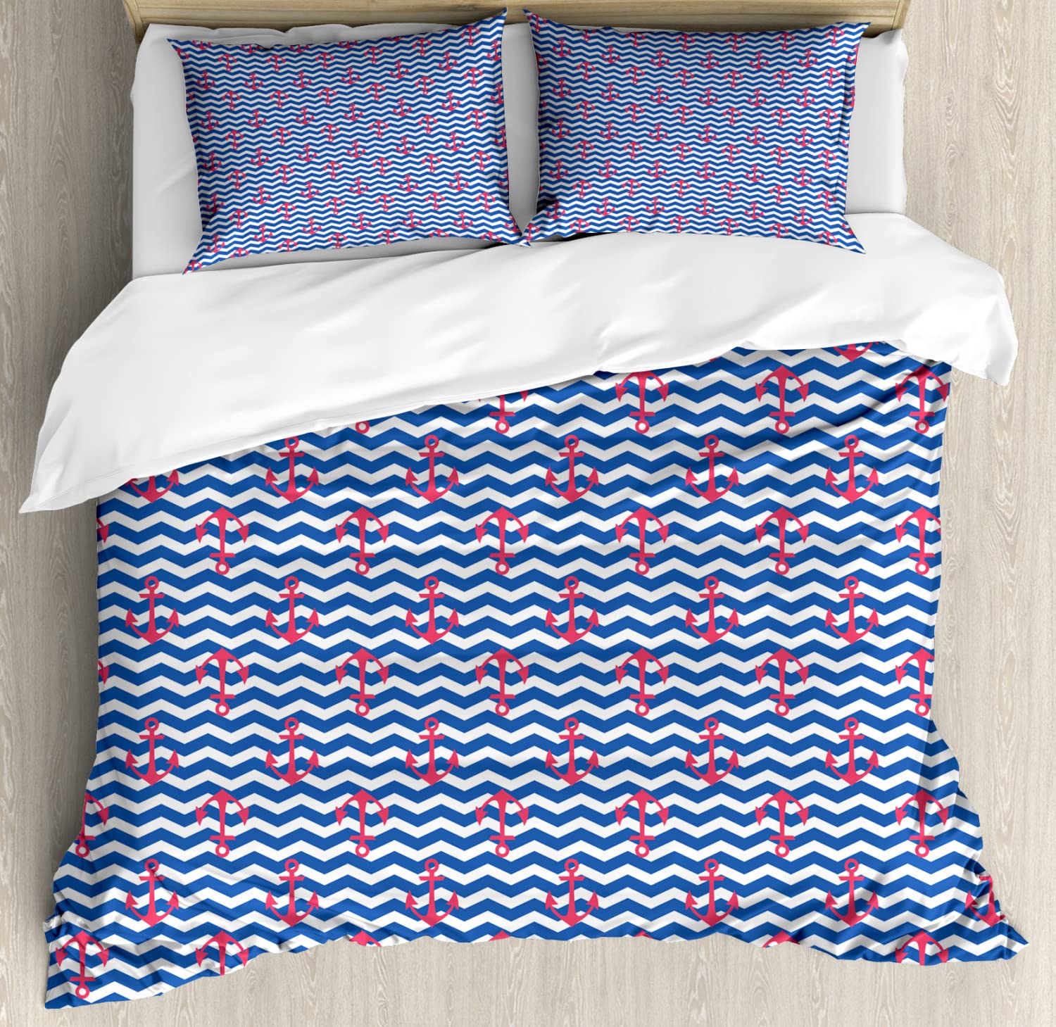 **Ambesonne Fiesta Duvet Cover Set - King Size 2-Pack, Vibrant Latin American Cartoon Print with Guitar & Hat Design, Includes 2 Duvet Covers & 4 Pillowcases - Perfect for Themed Bedrooms, Guest Rooms, and Cultural Decor**