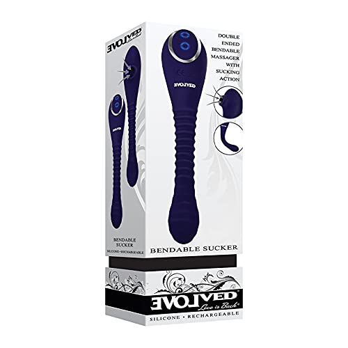 Flexible Adult Sex Toys with Powerful Suction - Evolved Bendable Sucker for Couples & Solo Play - Perfect for Bedroom Fun & Spicing Up Your Intimate Life
