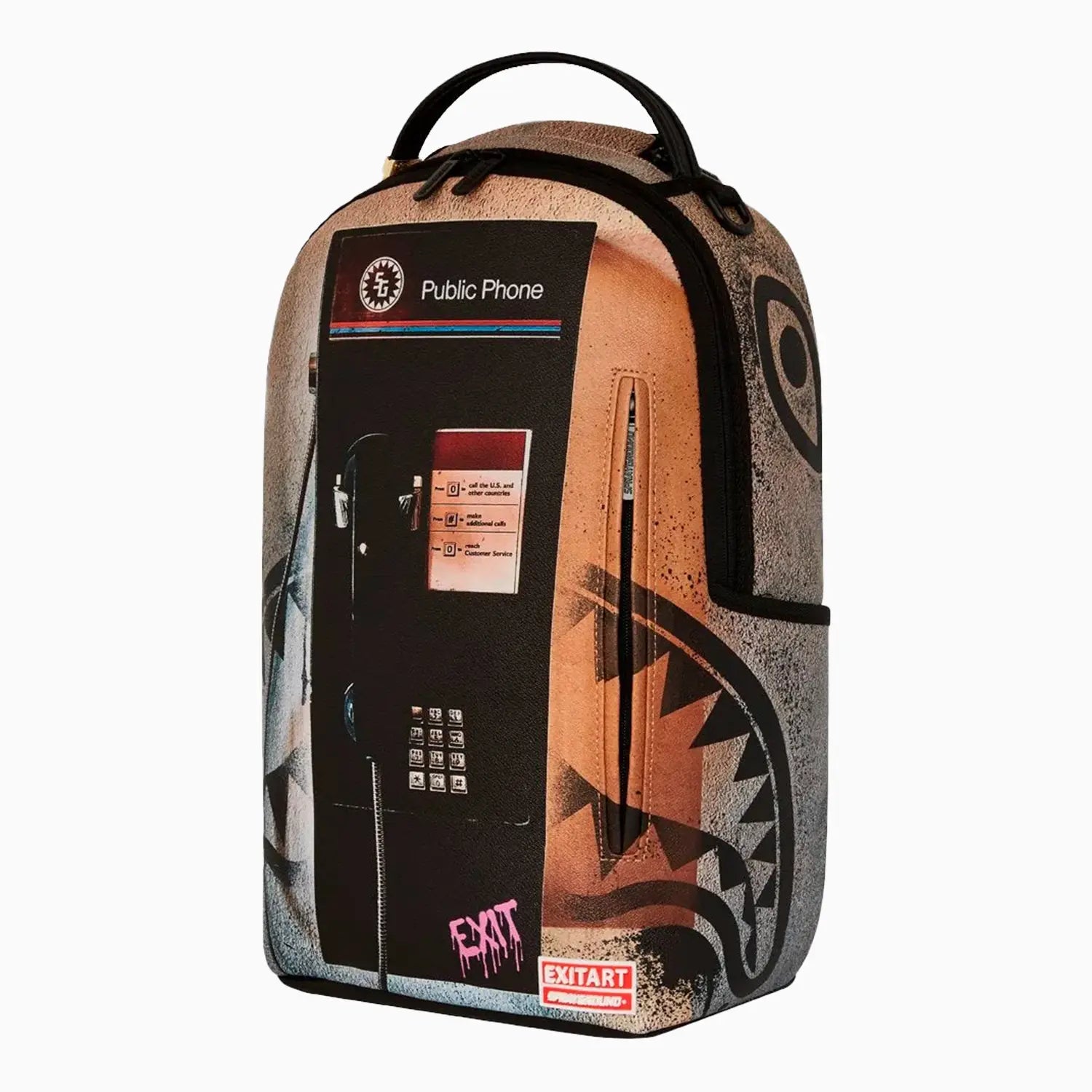 Exit Pay Phone Backpack - Durable Anti-Theft Travel Backpack with RFID Protection for Commuters, Students & Digital Nomads - Perfect for Airports, Urban Travel & Daily Work