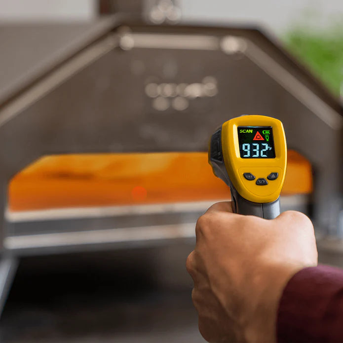 Ooni UU P14100 Infrared Thermometer - Fast & Accurate Digital Temperature Gun for Cooking, Grilling, Baking - Perfect for Pizza Ovens, BBQs, and Kitchen Use