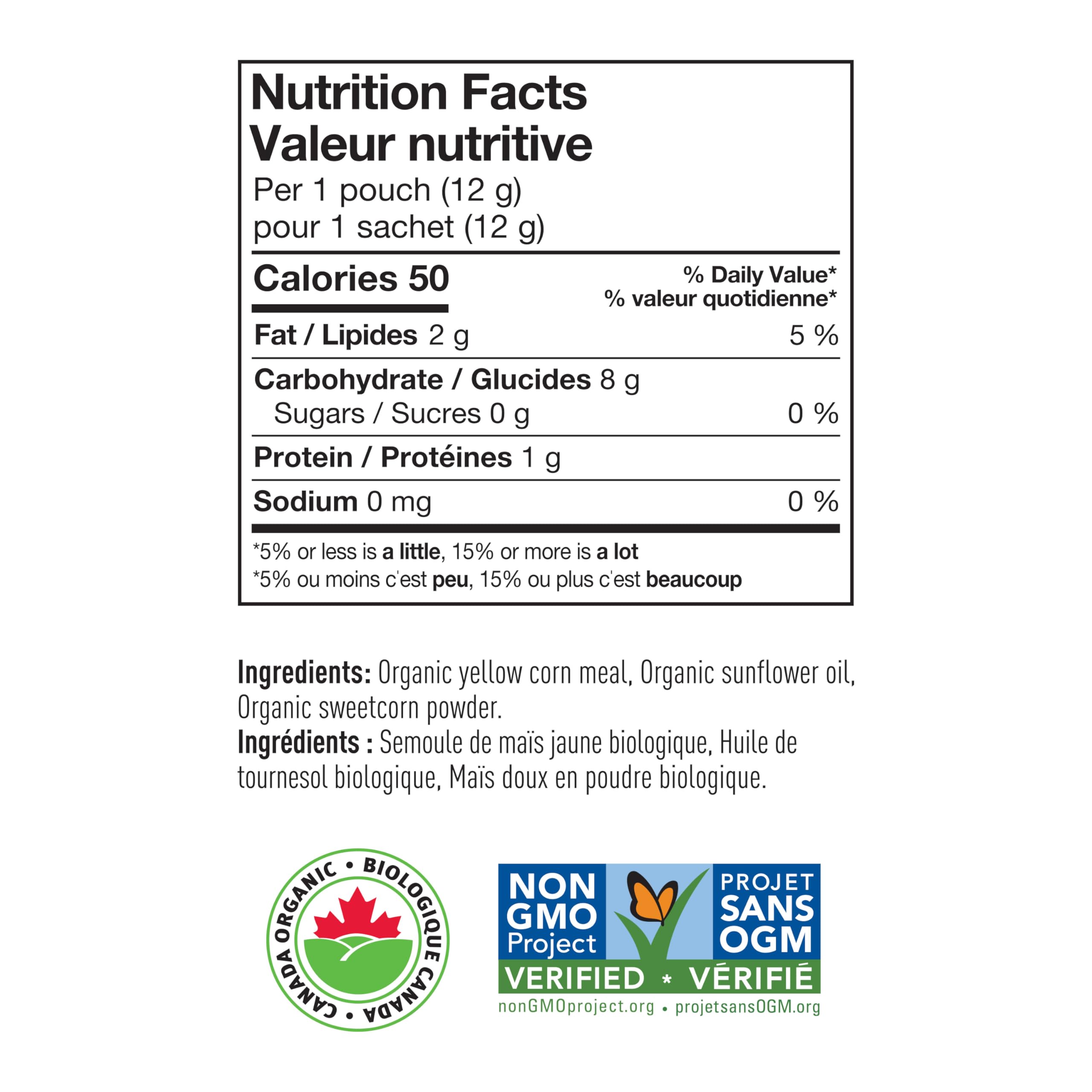 Organic Sweetcorn Round-a-Bouts Puffed Corn Snacks for Babies 7+ Months - Healthy & Delicious Baby Finger Food - 12g x 9 Bags - Perfect for On-the-Go Snacking & Teething Relief