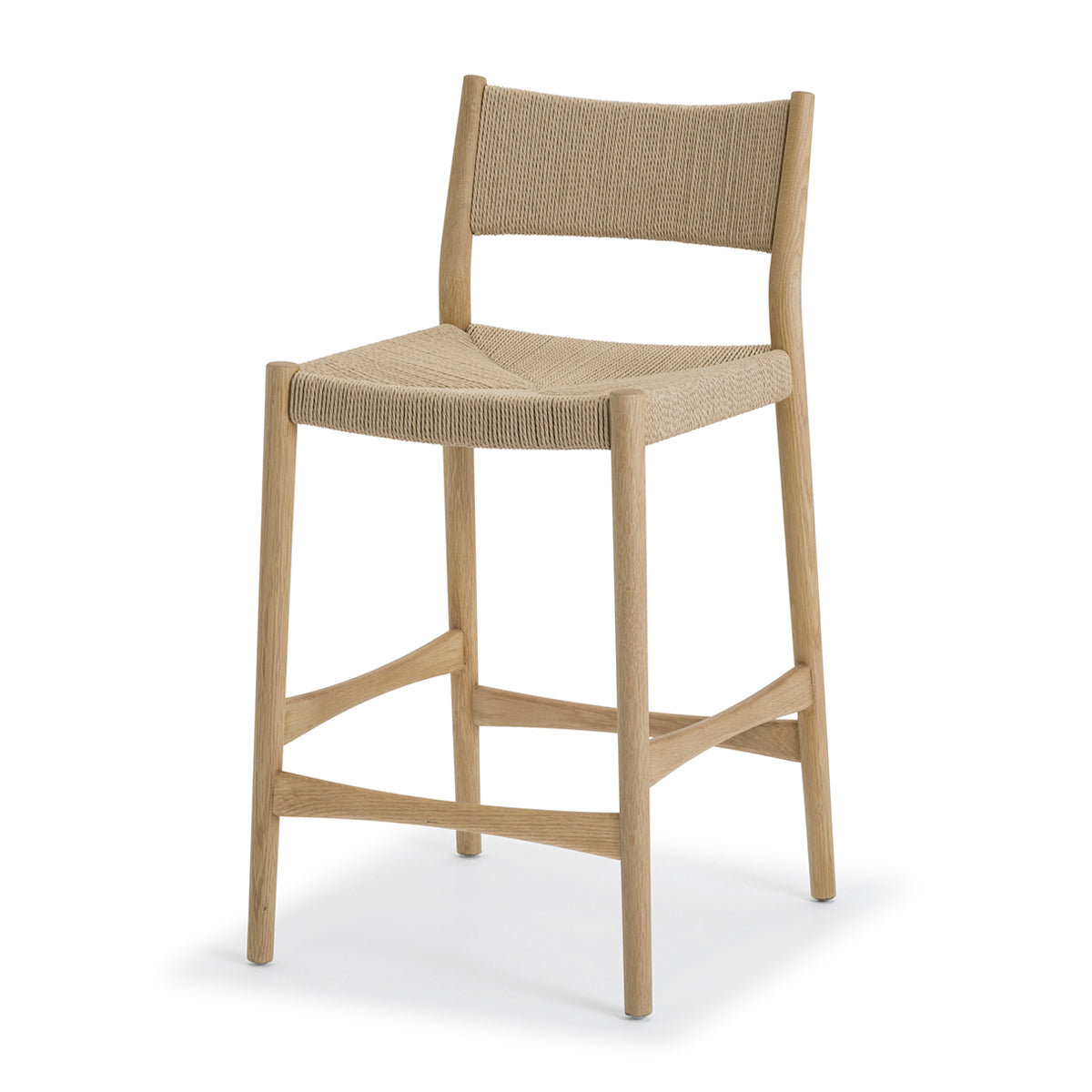 Arrow Timber Bar Stool - Rustic Wood Counter Height Stool for Kitchen Island, Breakfast Bar & Home Decor - 30